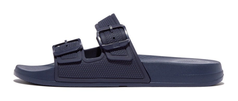 Pantolette »IQUSHION TWO-BAR BUCKLE SLIDES«, Sommerschuh, Schlappen, Badeschuh mit...