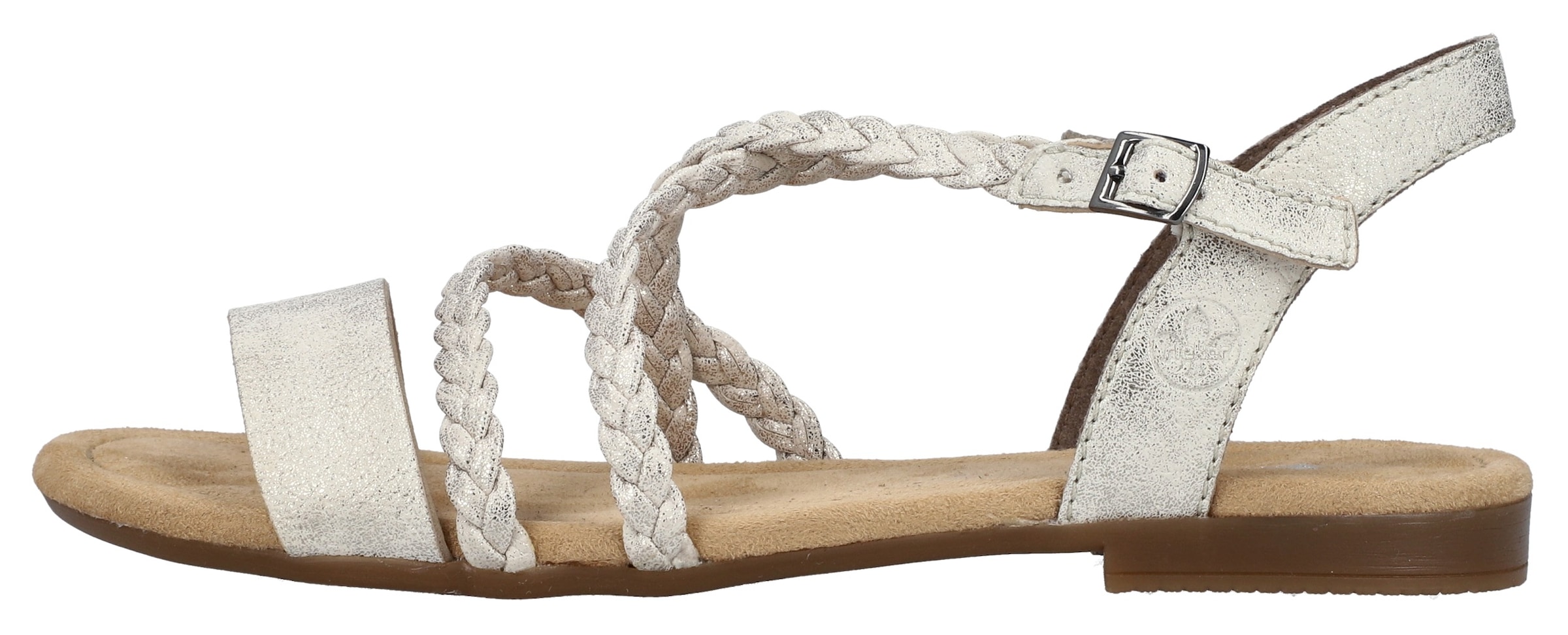 Rieker Sandale, Sommerschuh, Riemchensandale mit verstellbarer Schnalle