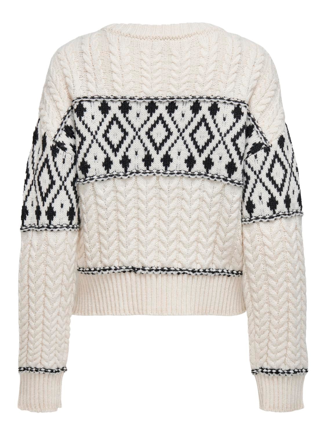 ONLY Strickpullover »ONLMARENT L/S PULLOVER KNT NOOS«, mit Strickmuster