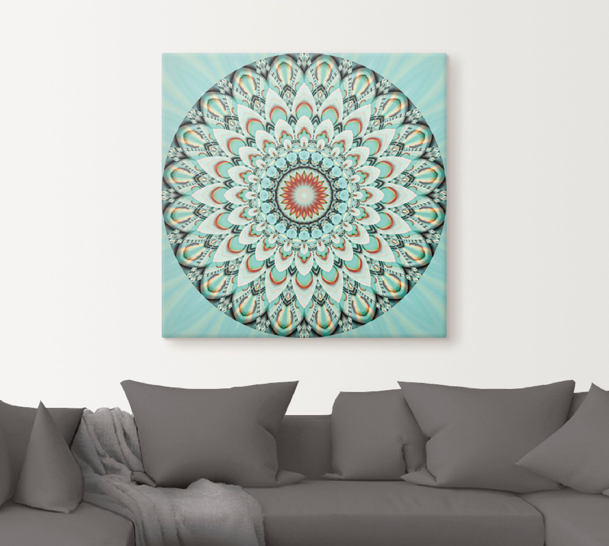 Artland Wandbild »Mandala Integrität«, Muster, (1 St.), als Leinwandbild, Wandaufkleber in verschied. Größen