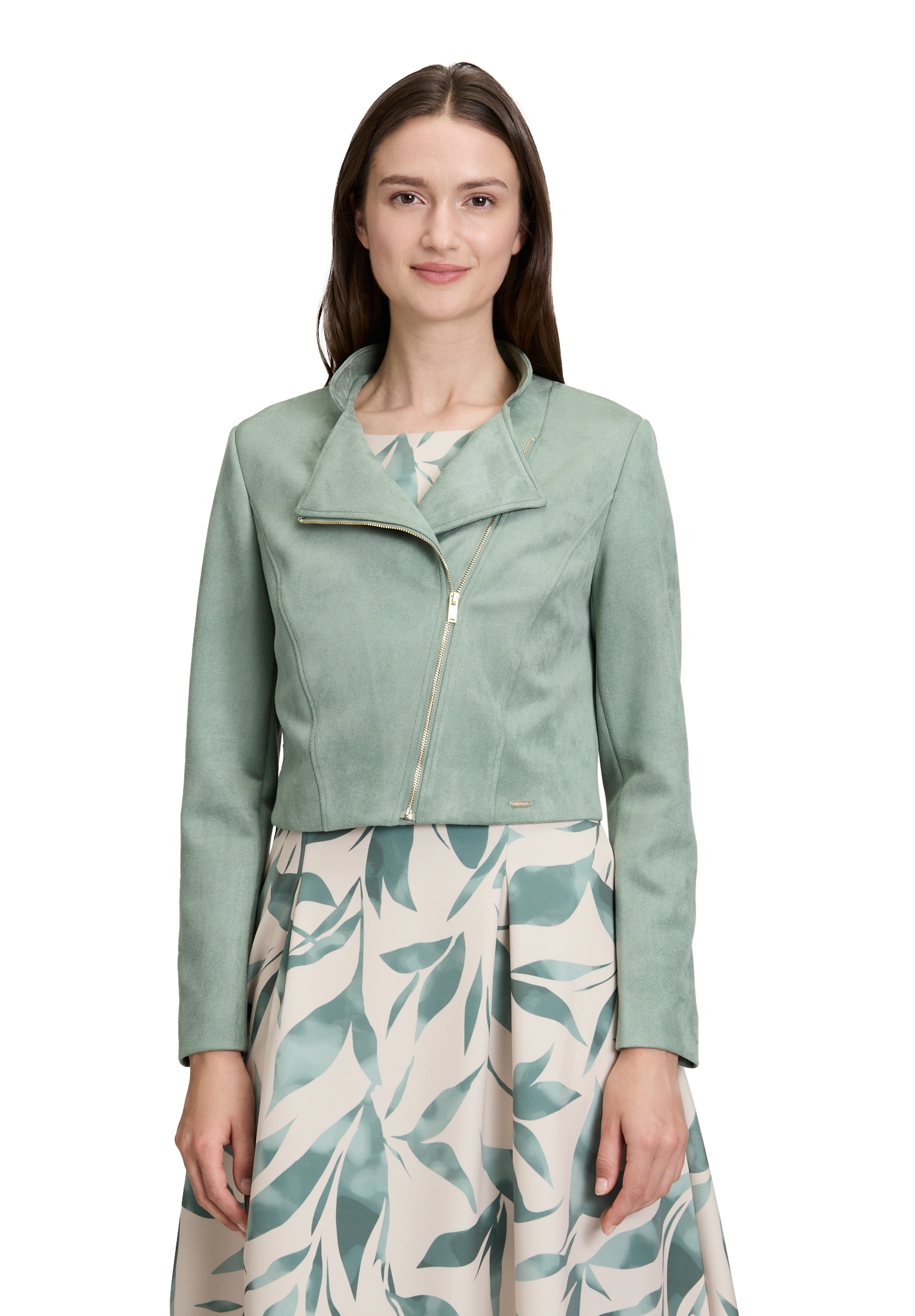 Betty&Co Jackenblazer »Bikerjacke mit Stehkragen«