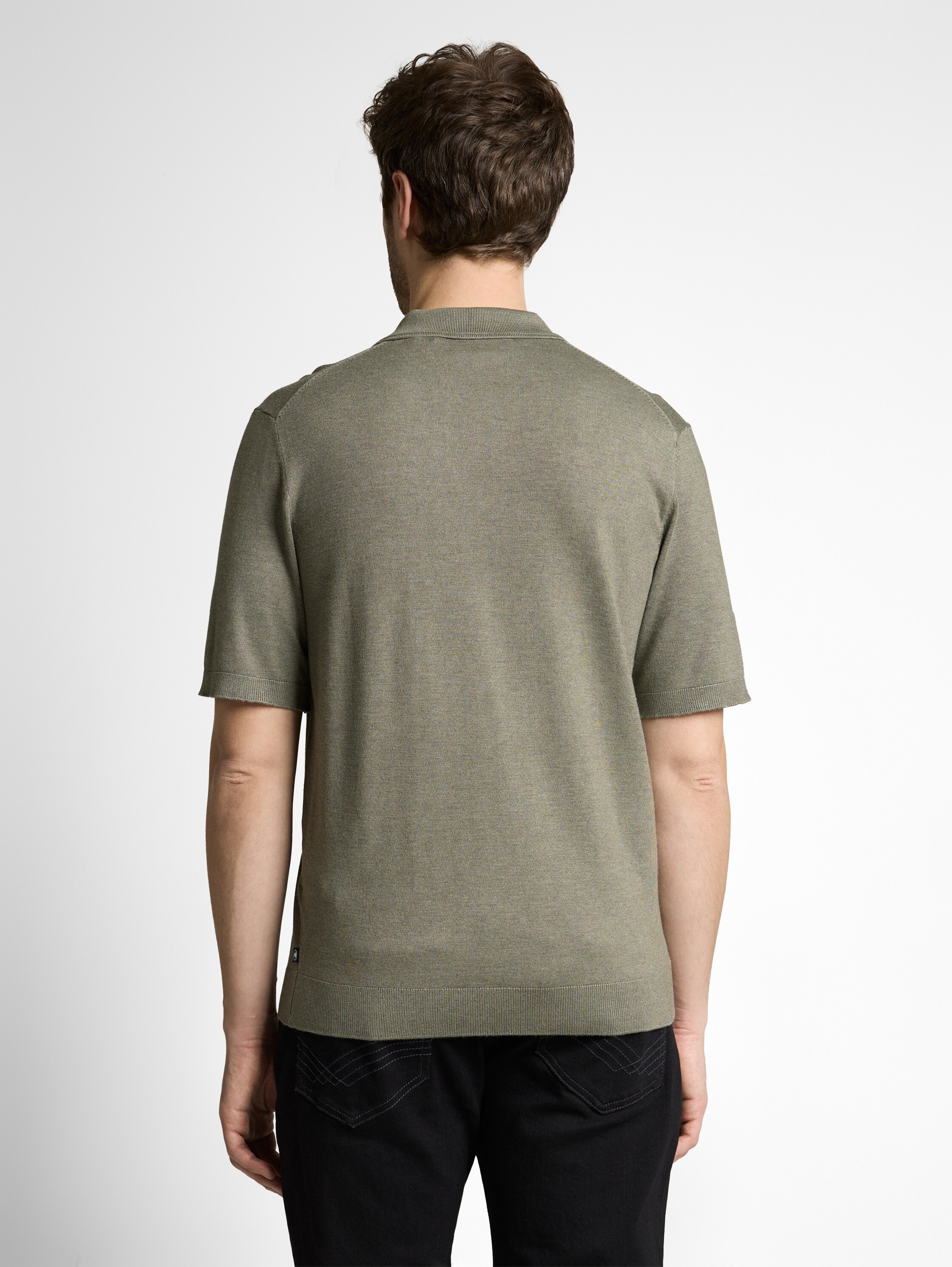 TOM TAILOR Strickpullover mit Rippbündchen