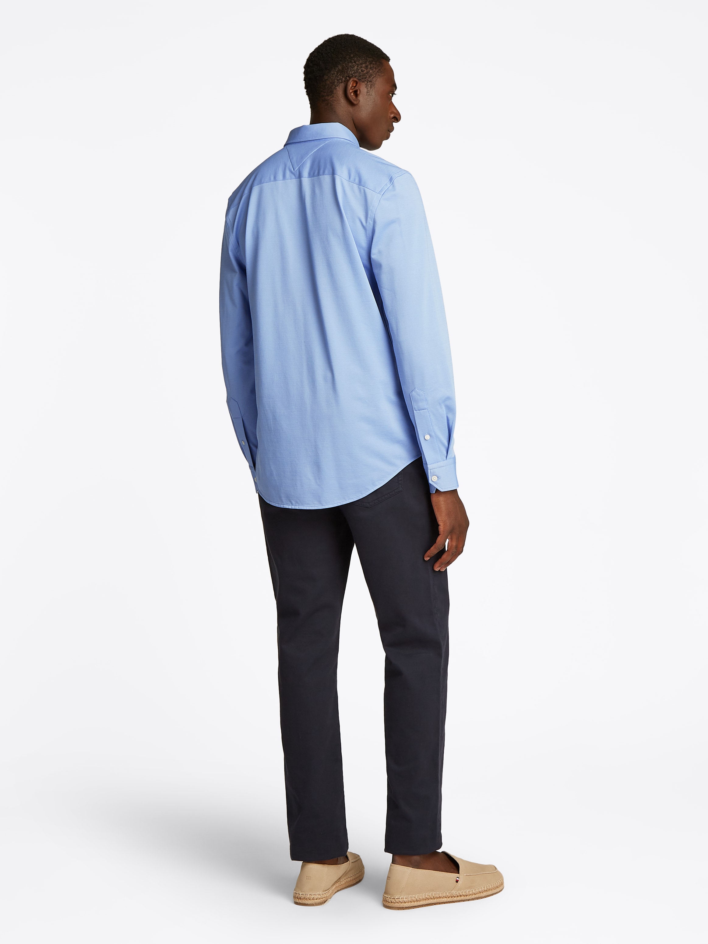Tommy Hilfiger Langarmhemd »PERFORMANCE TWO TONE SF SHIRT«