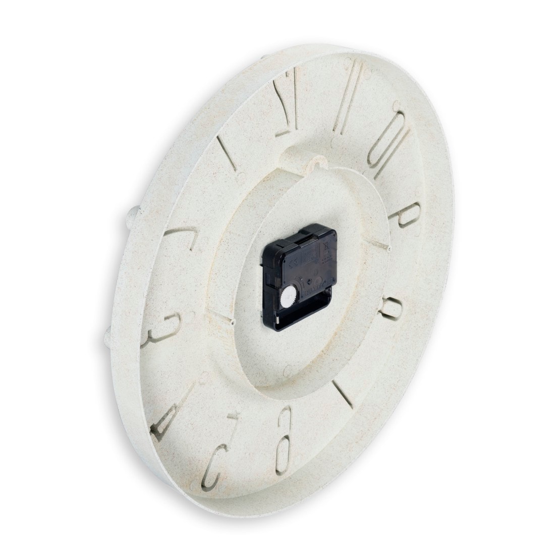 Hama Wanduhr »Uhr "Korfu", Ø 30 cm, ohne Ticken, Beige« 3D-Ziffern, geräuscharm