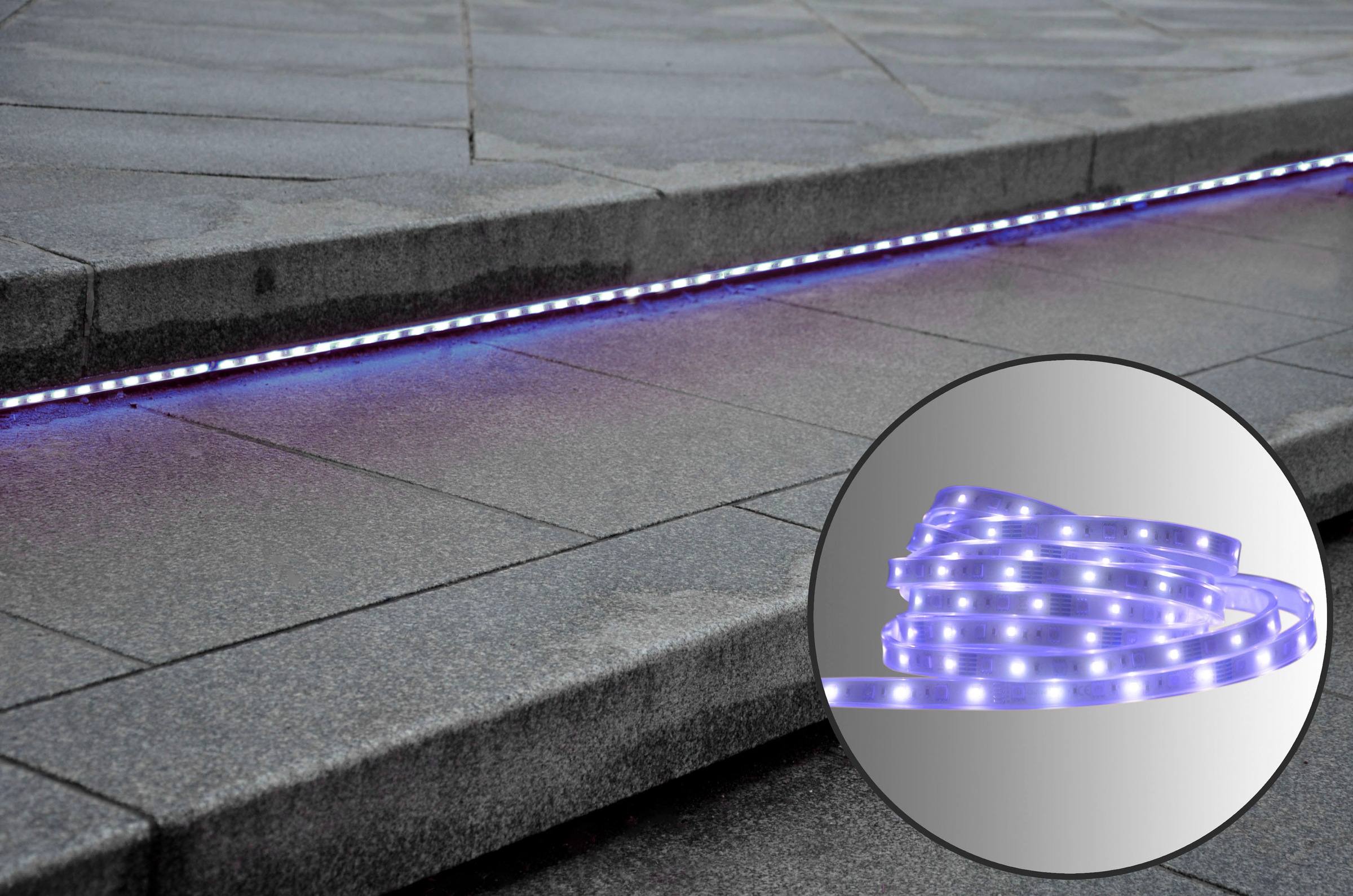 näve LED Stripe »Outdoor«, Farbwechsel, Dimmfunktion, Fernbedienung, Länge 1000cm, RGB, IP44