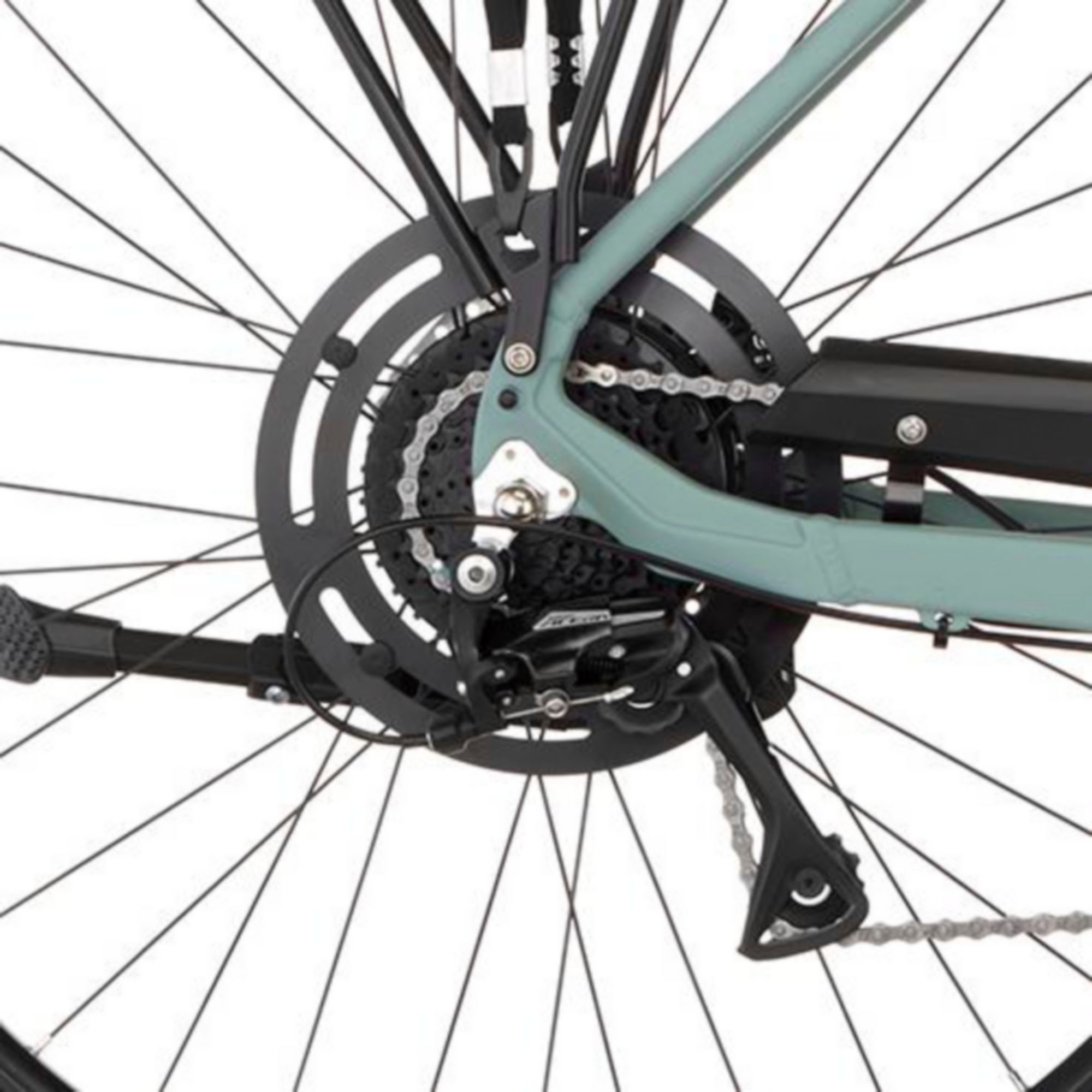 FISCHER Fahrrad »VIATOR 2.1 459 55 ACTIVE« 8 Gang Shimano ACERA Schaltwerk Heckmotor mit Akku-Ladegerät | mit Werkzeug,  Pedelec, Elektrofahrrad für Damen und Herren