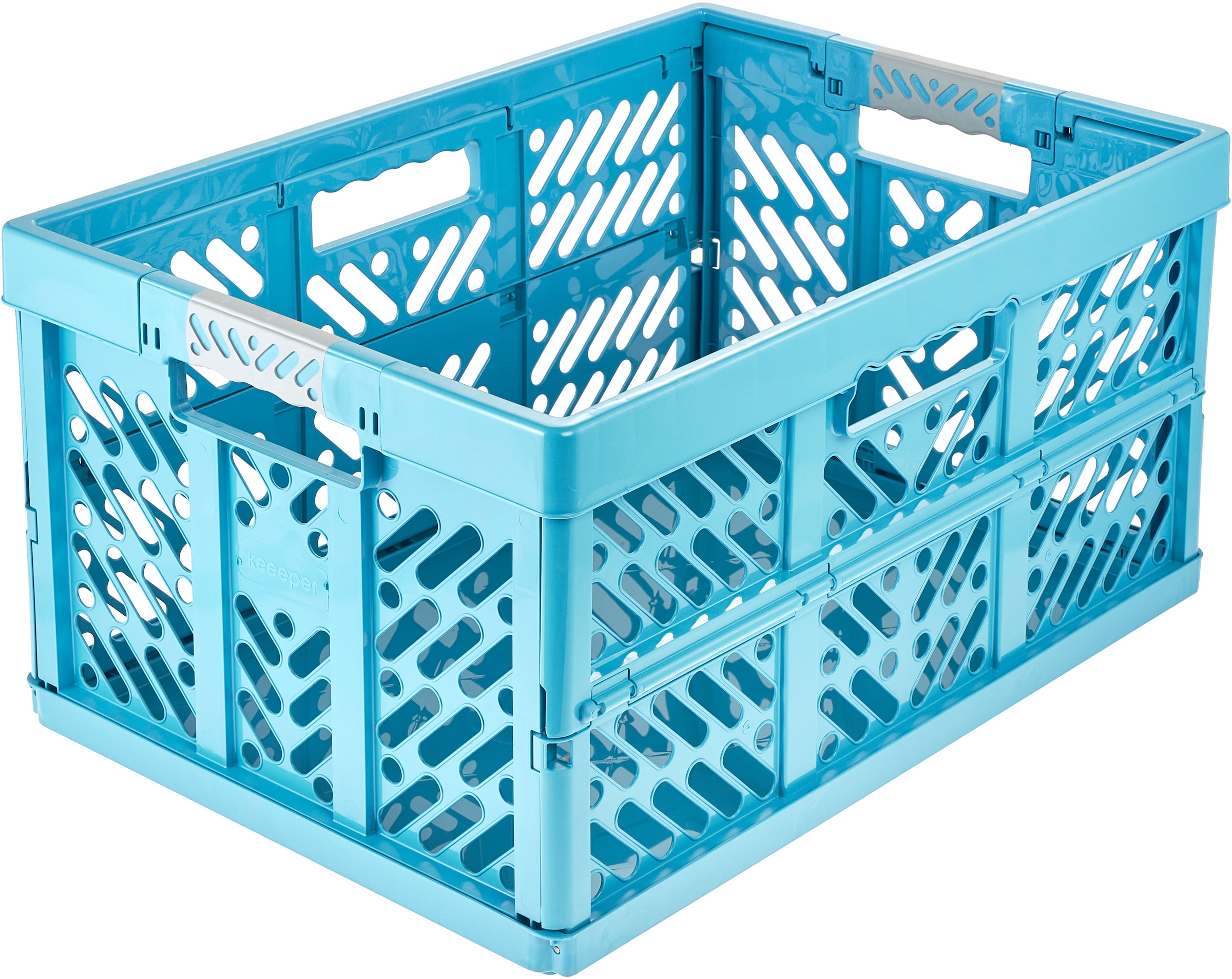 keeeper Klappbox »ben eco, Profi-Klappbox mit Softgriffen, 54 x 37 x 28 cm, 45 l« Soft-Touch-Griffe, zusammenklappbar