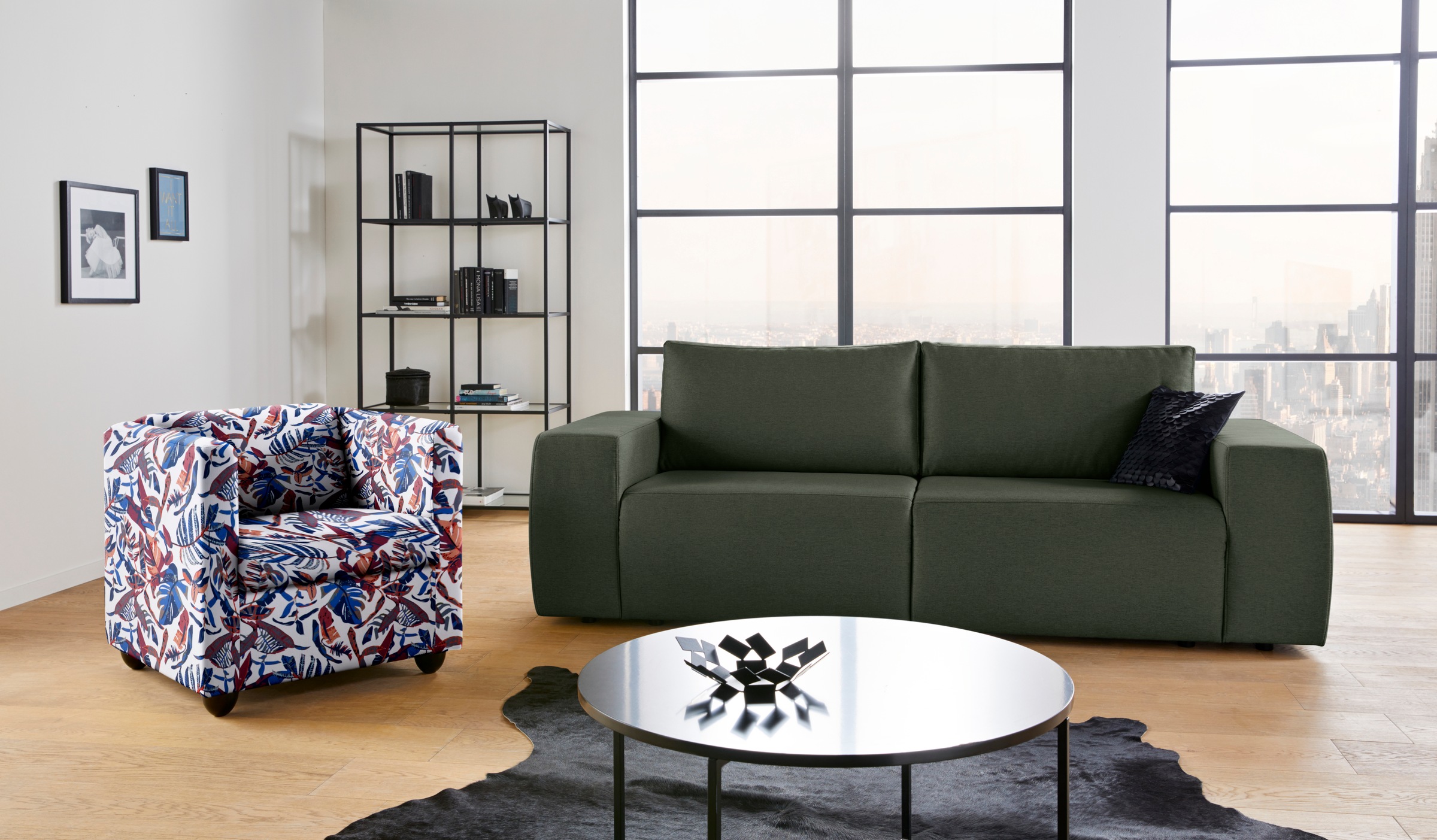 LOOKS by Wolfgang Joop Big-Sofa »LooksII«, geradlinig und komfortabel