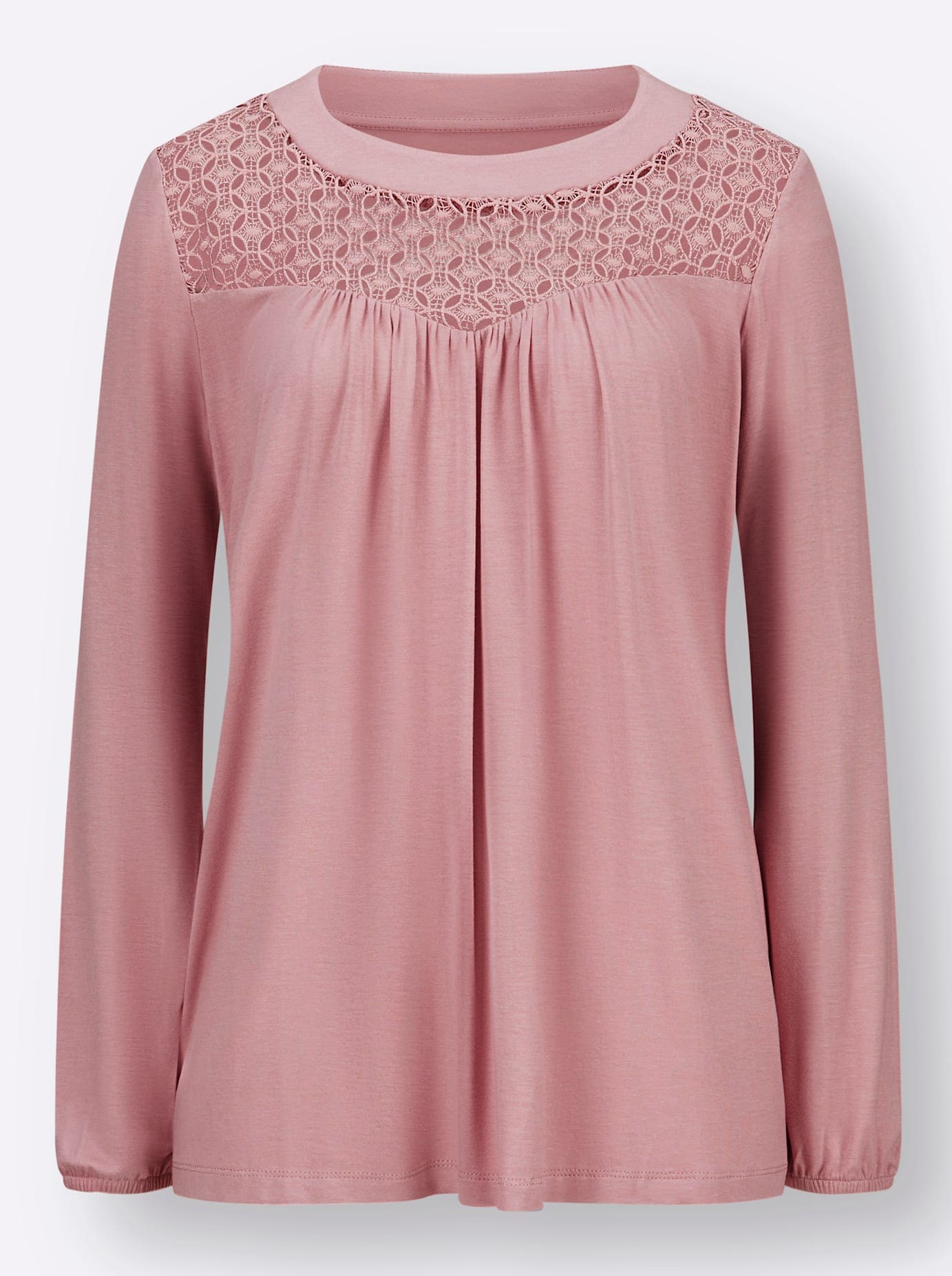Classic Basics Spitzenshirt »Langarm-Shirt«, (1 tlg.)