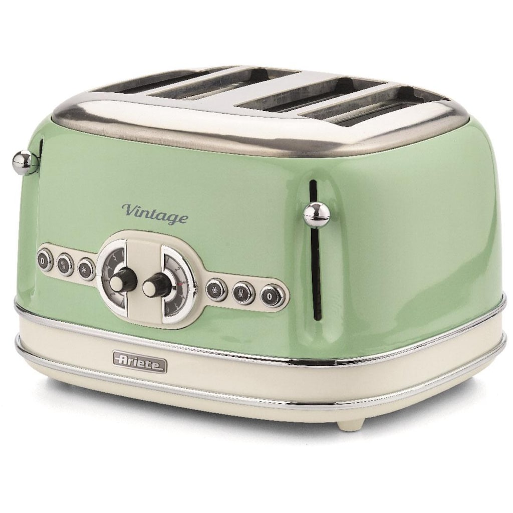 Ariete Toaster »Vintage«, 4 kurze Schlitze, für 4 Scheiben, 1630 W