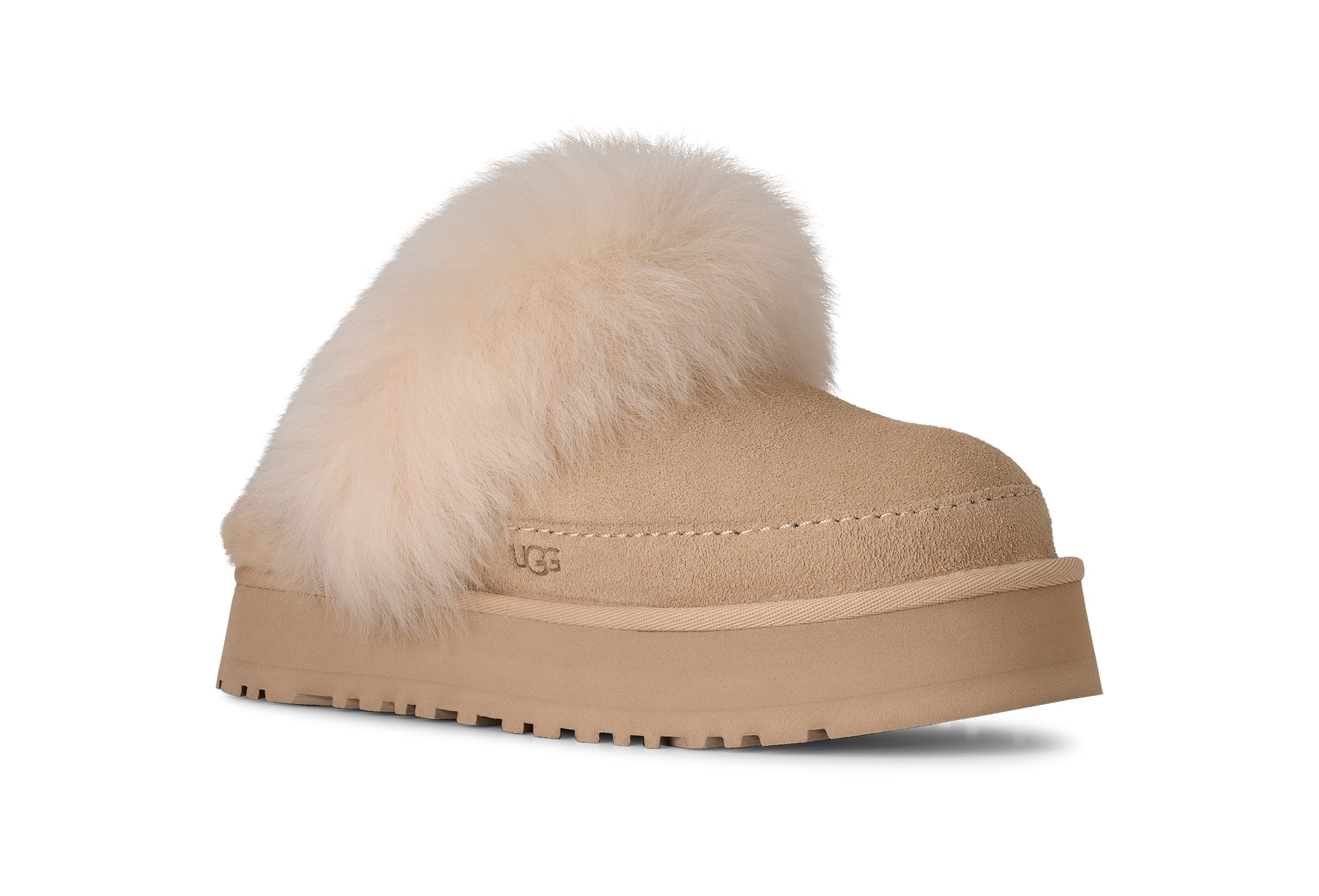 Ugg Damen Hausschuh »Disquette Chalet« Homeslippers, Pantoffel, Clog mit Plateausohle, Größe 10 (41)