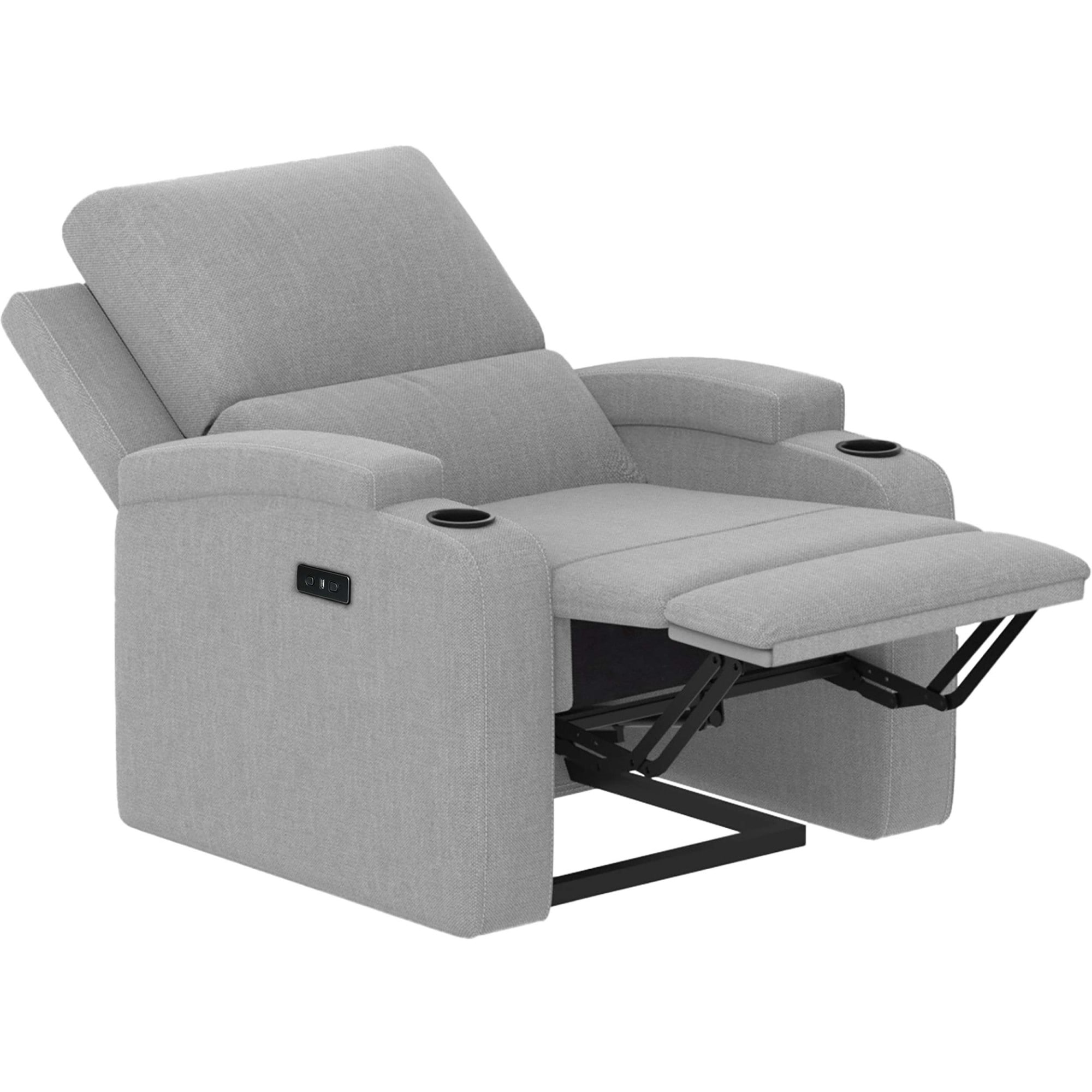 OTTO home Relaxsessel »NAPORI Struktur, Kinosessel, Multimedia-Sessel« TV-Sessel mit manueller u elektrischer Relaxfunktion u. Getränkehalter