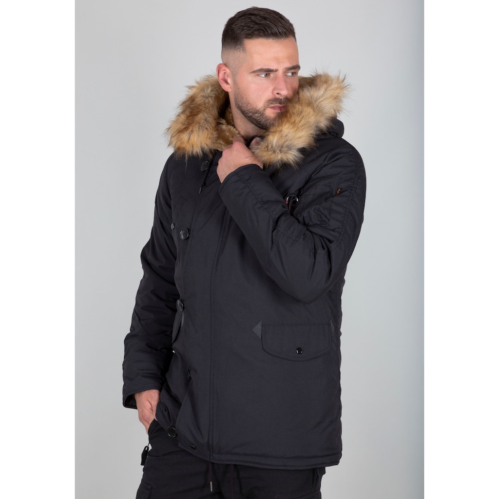 Alpha Industries Langjacke »Explorer w/o Patch«, mit Kapuze