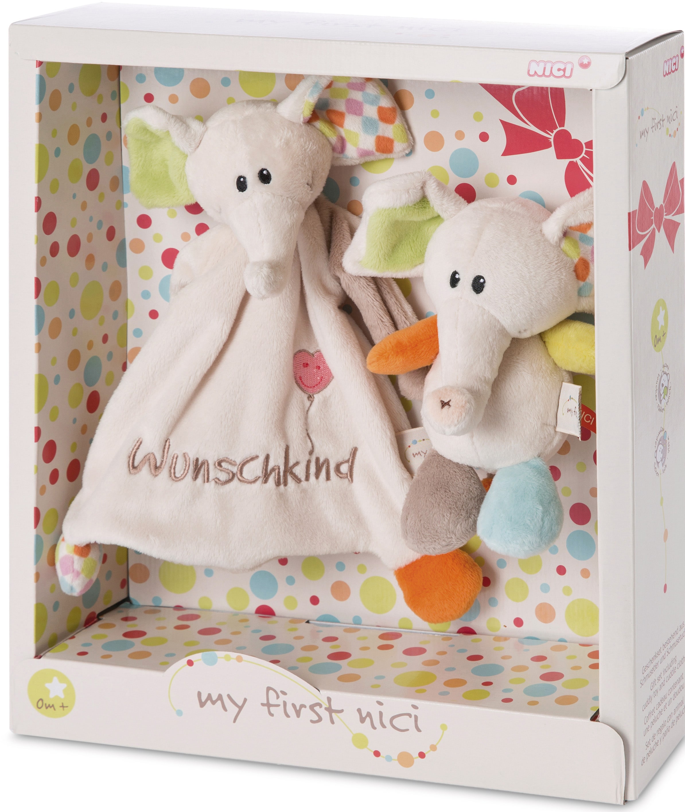 (Set), 18 Schmusetuch cm first Kuscheltier online OTTO kaufen | Nici in und Geschenkverpackung »My Elefant Wunschkind«, NICI, Dundi,