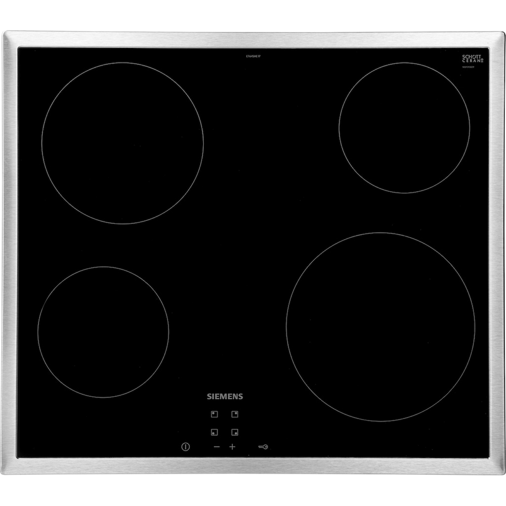 SIEMENS Elektro-Kochfeld von SCHOTT CERAN®, ET645HE17