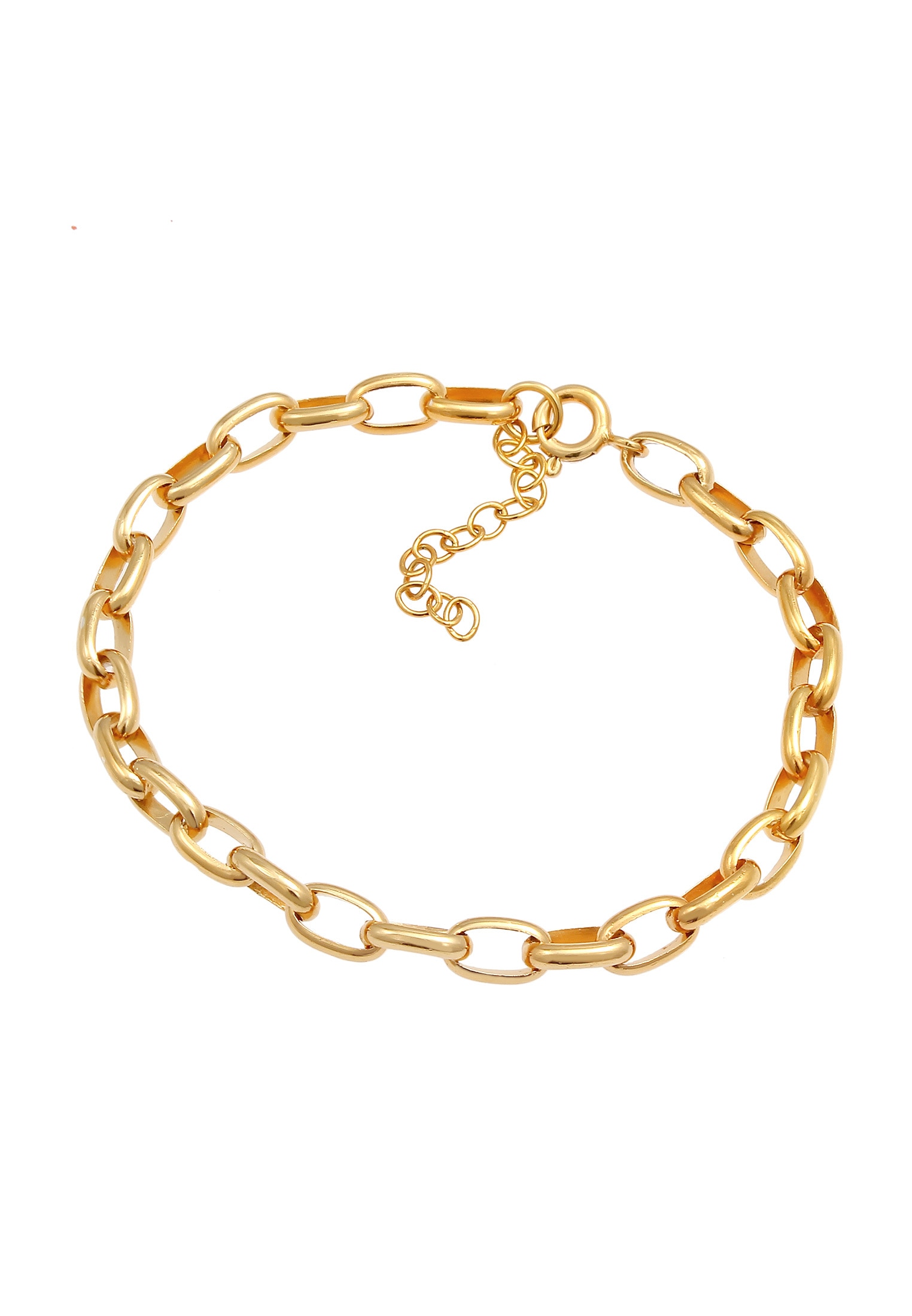 Nenalina Armkette »Armband Charm Armband Glieder Oval Basic 925 Silber«