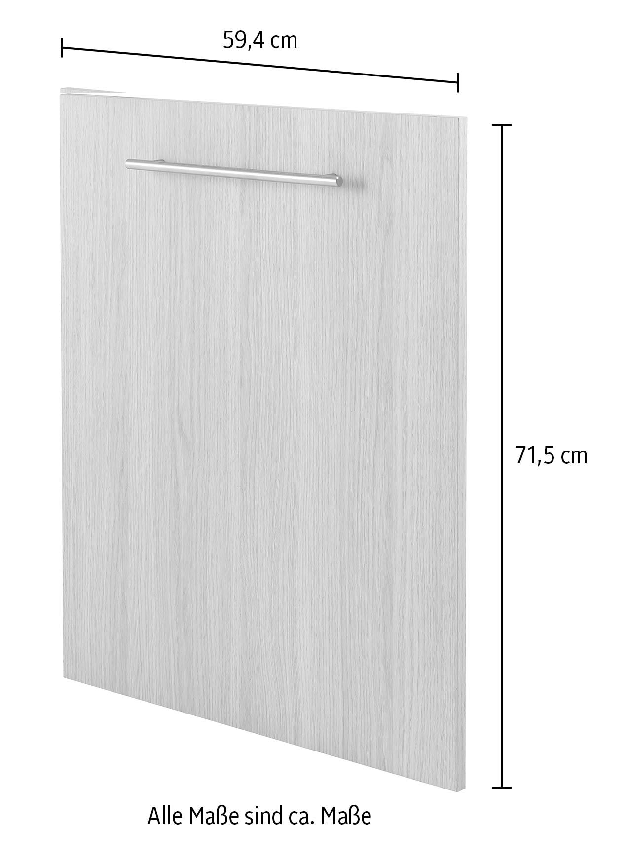 wiho Küchen Frontblende »Filo« Breite/Höhe: 59,4/71,5 cm