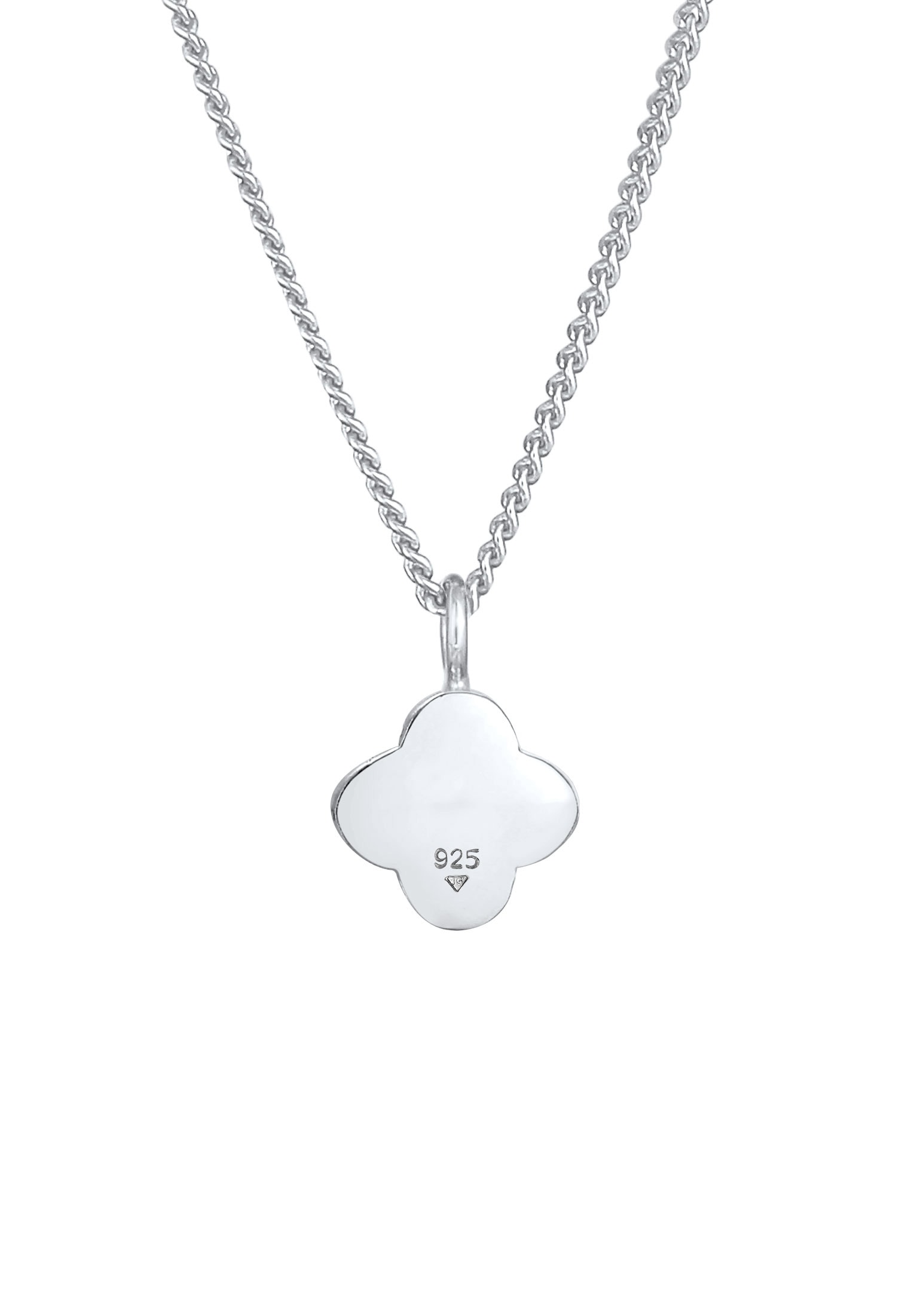 Elli Kette mit Anhänger »Halskette Kleeblatt Glück Symbol Klassisch 925 Silber«