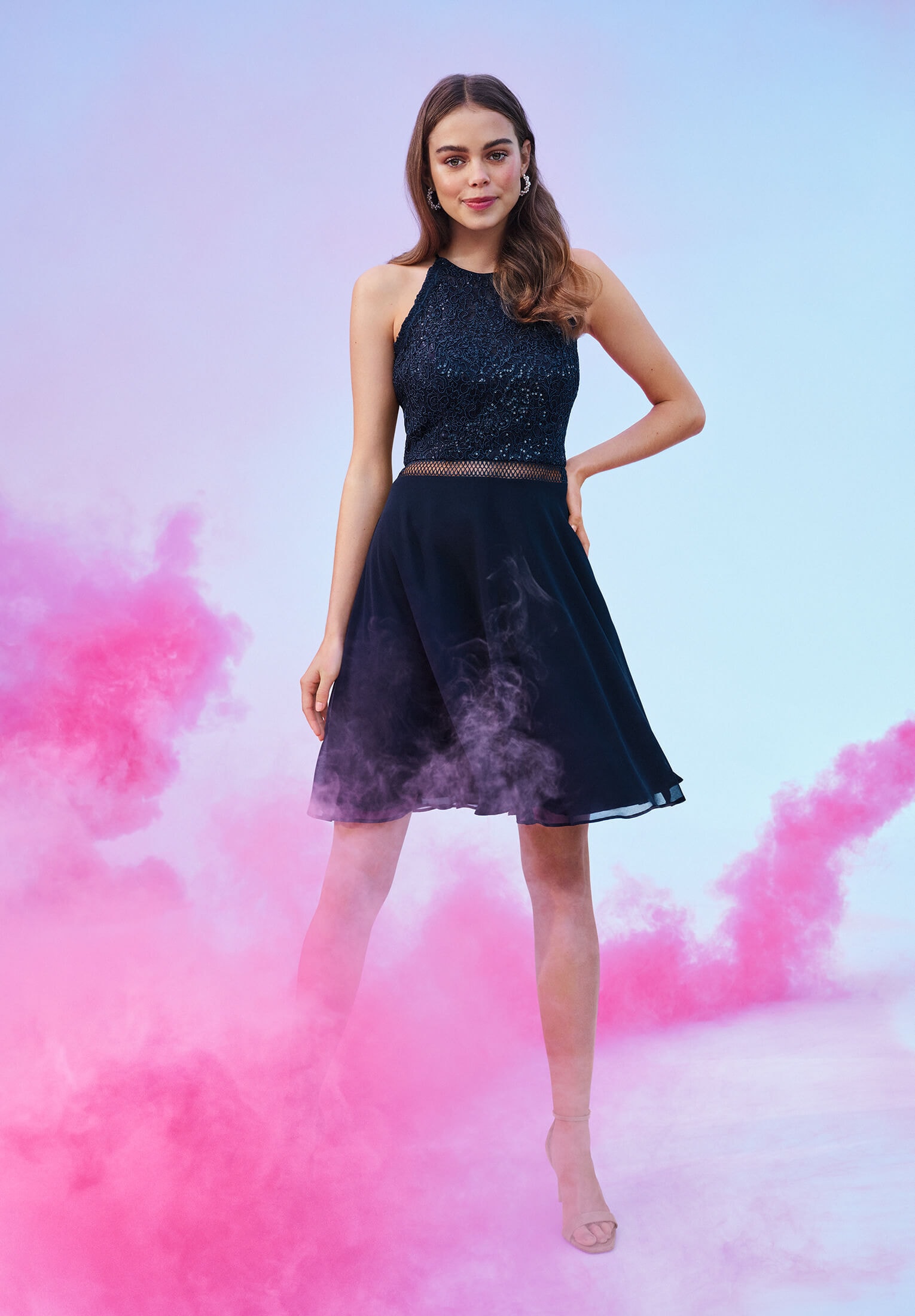Vera Mont Cocktailkleid »Cocktailkleid mit Spitze«