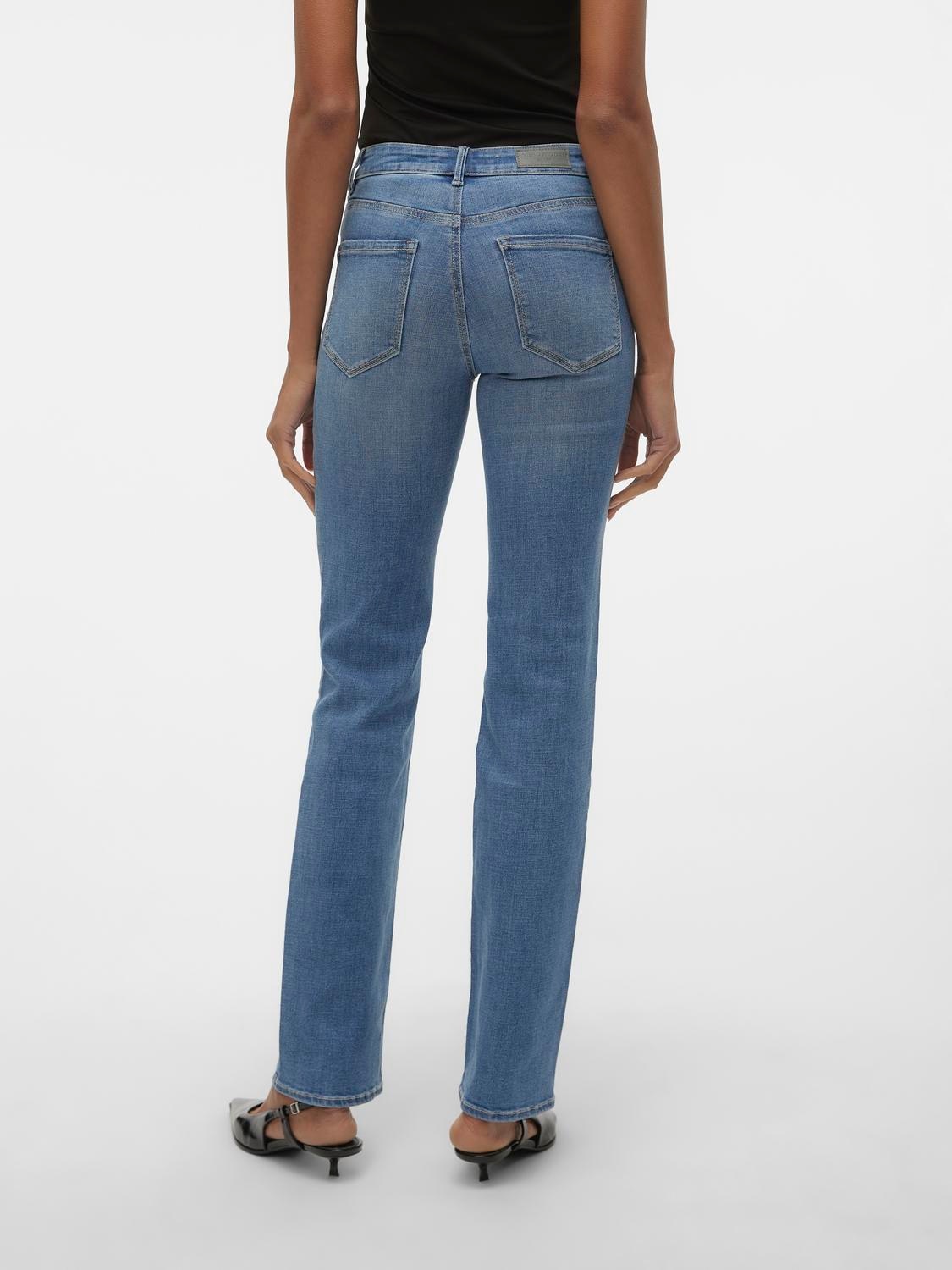 Vero Moda Straight-Jeans »VMFLASH MR STRAIGHT JEANS LI347 GA NOOS«