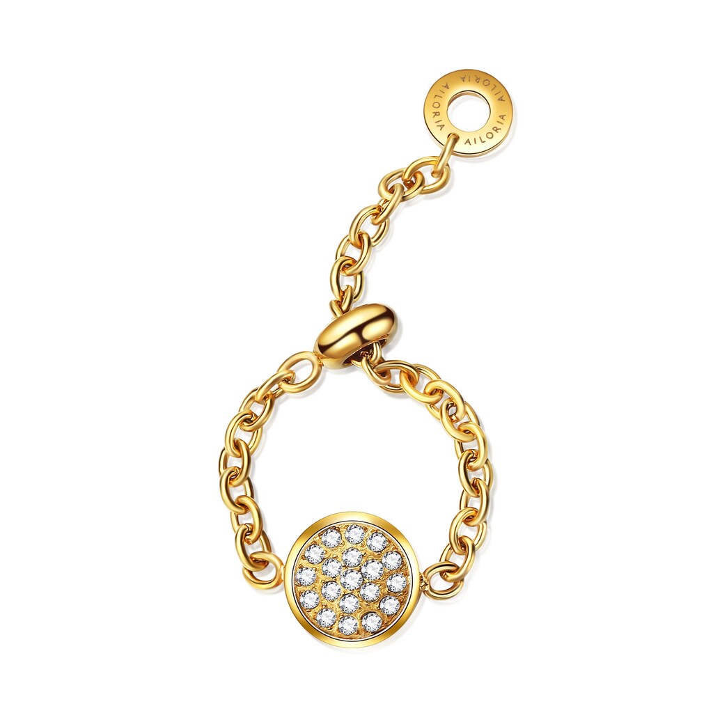 AILORIA Fingerring »Anastasia«, Eleganter Ring aus Edelstahl mit hochwertigen Zirkonia