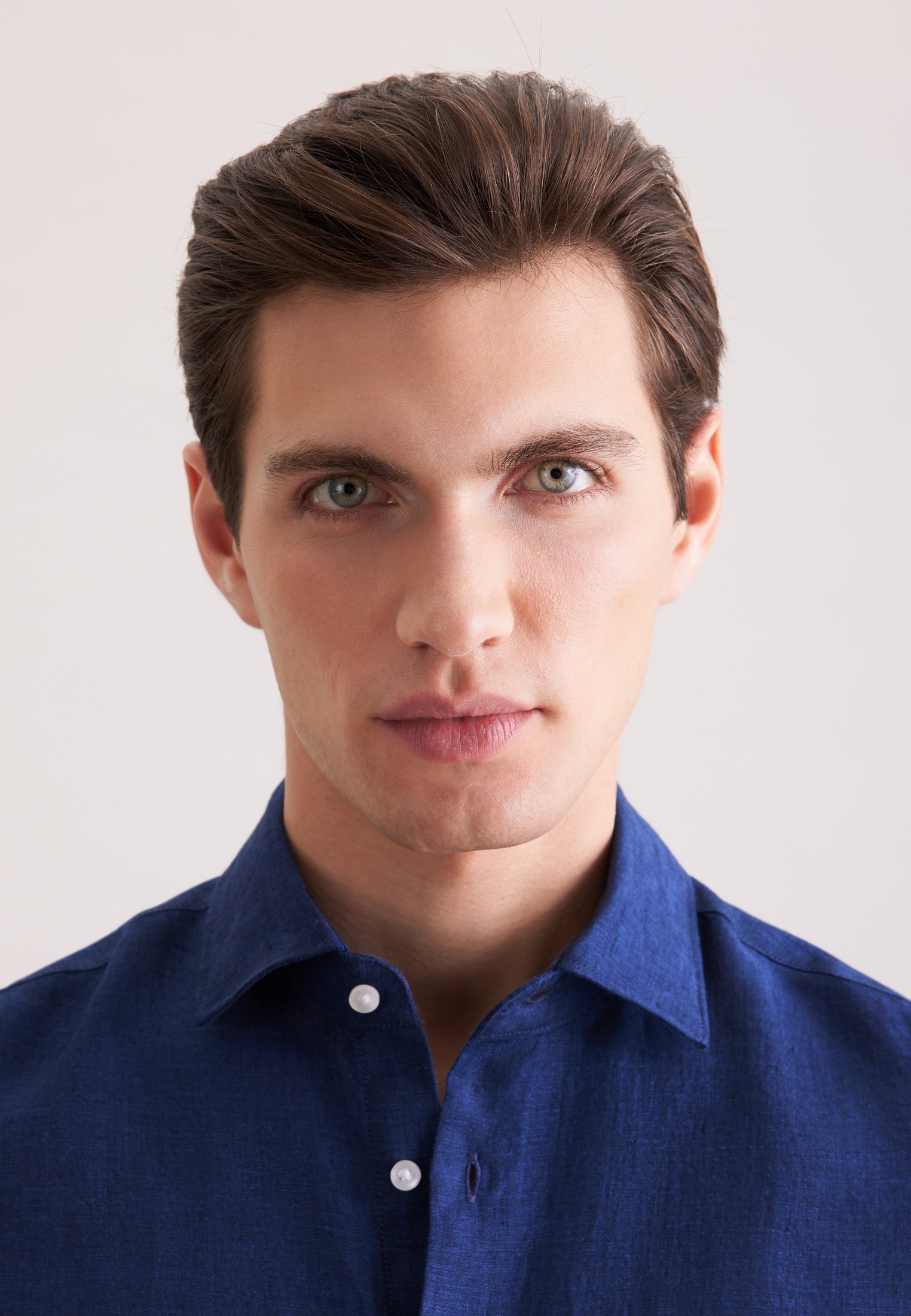 seidensticker Leinenhemd »Schwarze Rose« Slim 1/1 Kentkragen Uni