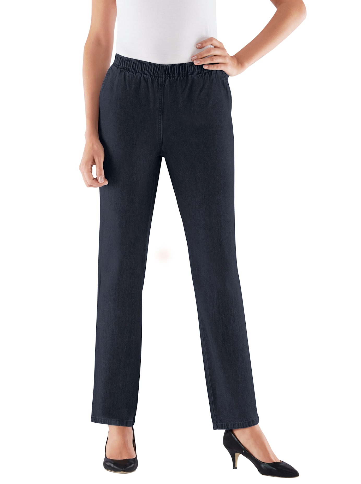 Classic Basics Schlupfjeans, (1 tlg.)