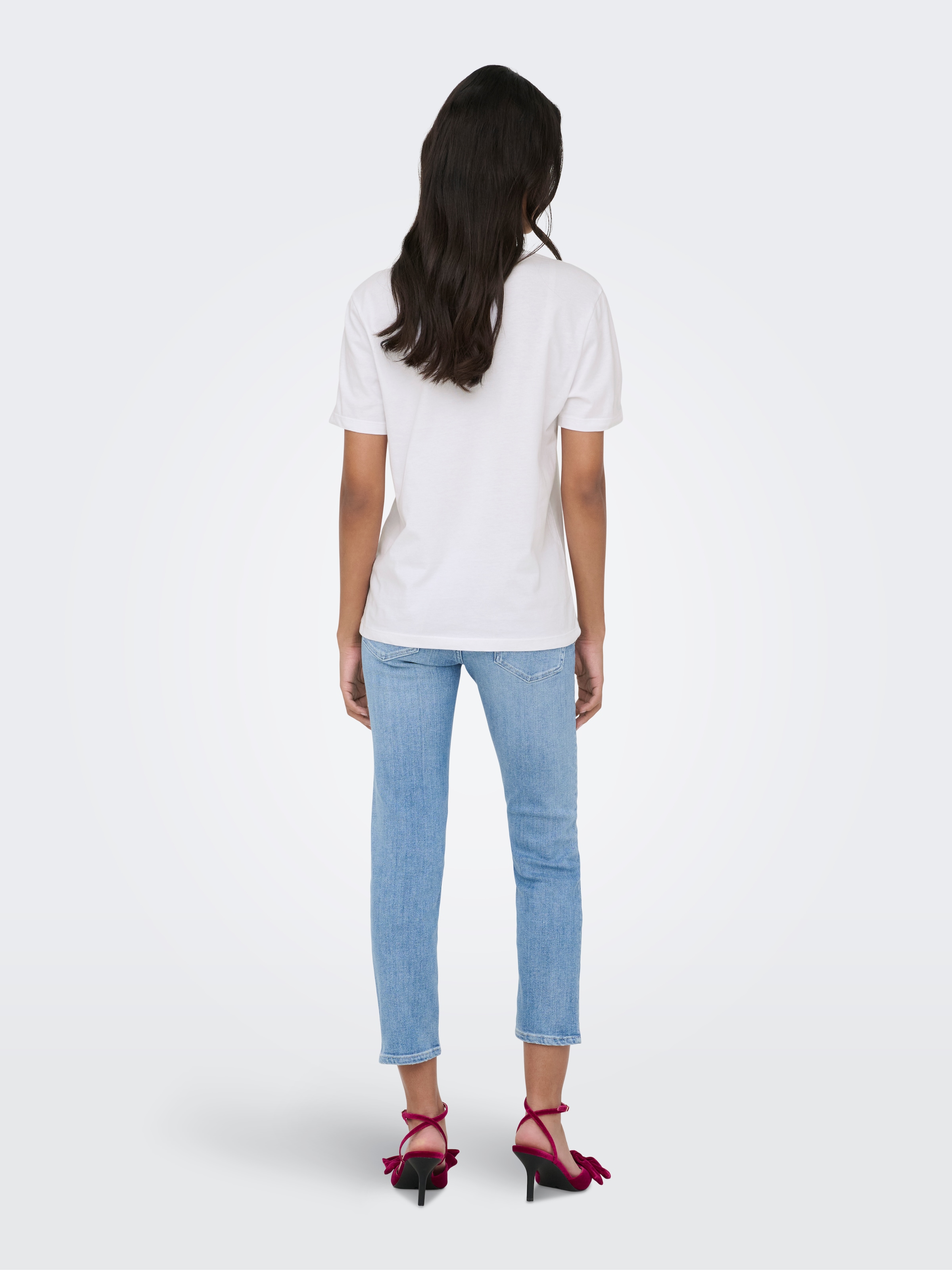 ONLY Kurzarmshirt »ONLKITA REG S/S PRINT TOP NOOS«