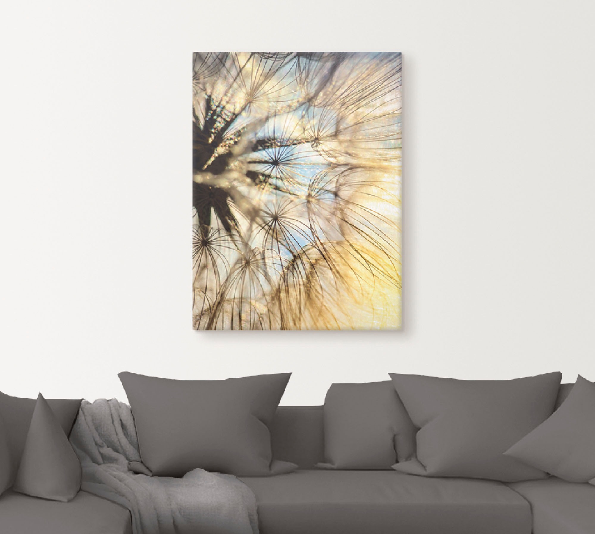 Artland Wandbild »Pusteblume Poesie«, Blumen, (1 St.), als Leinwandbild, Poster, Wandaufkleber in verschied. Größen