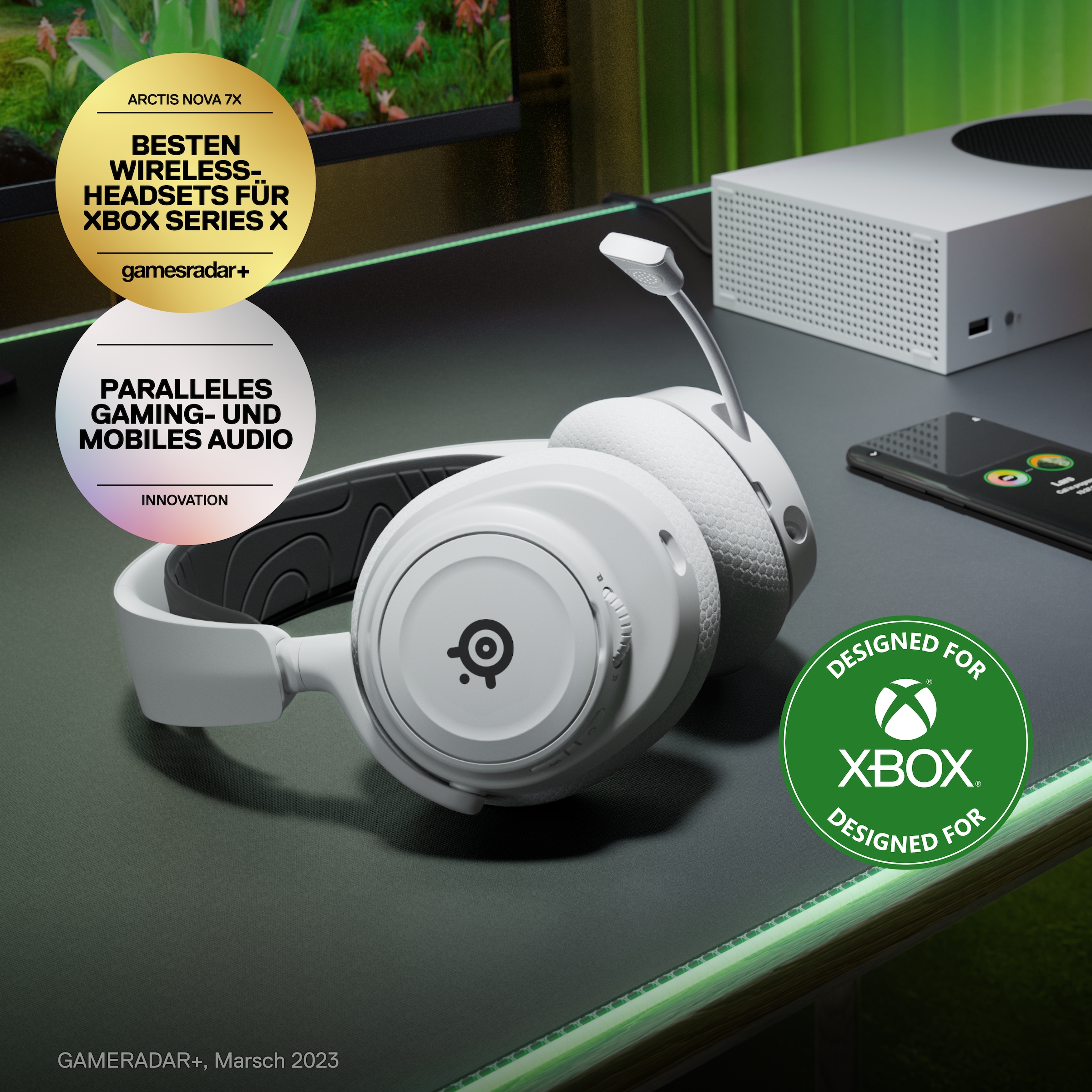 7X Gaming-Headset Noise-Cancelling OTTO jetzt im Shop »Arctis Nova SteelSeries Online White«,
