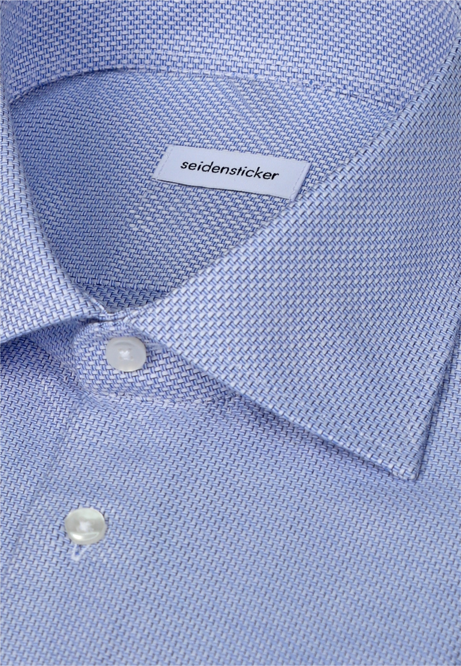seidensticker Businesshemd »Schwarze Rose« Slim 1/1 Kentkragen Struktur