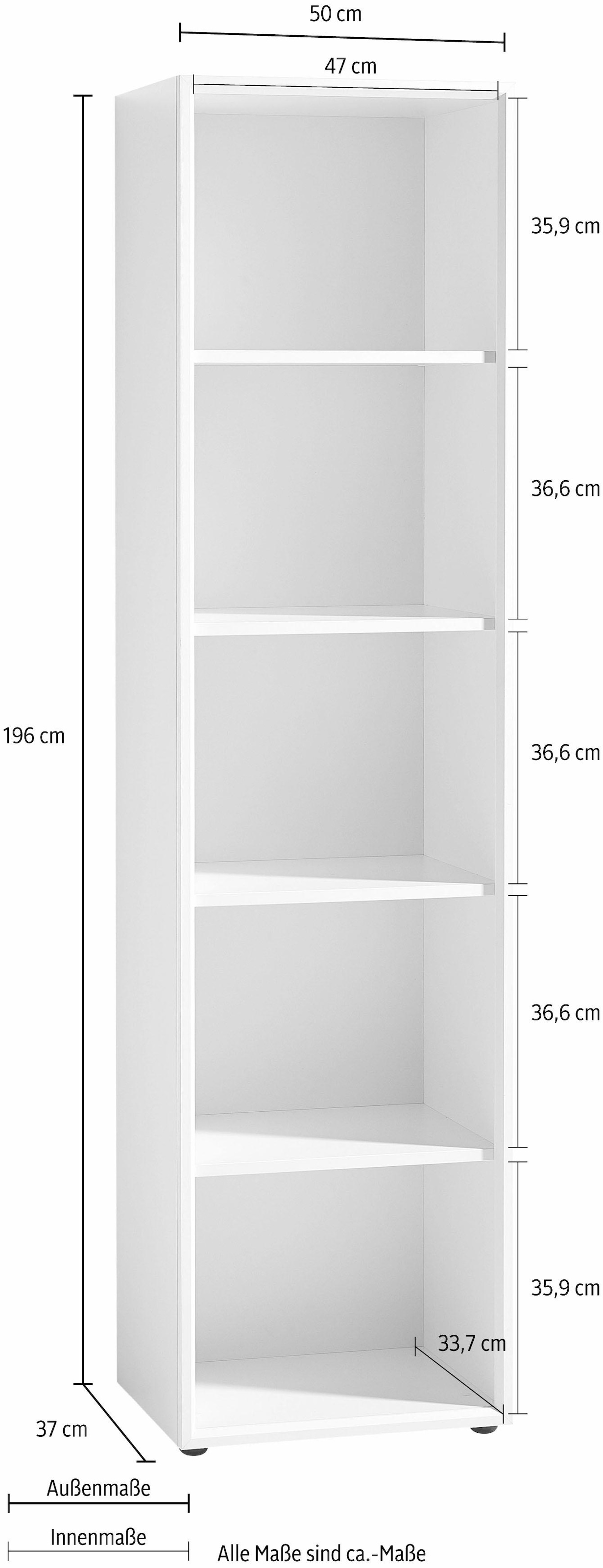 GERMANIA Aktenregal »GW-Monteria«, in 2 Höhen, Fächer mit Ordnerhöhe, Breite 50 cm, Made in Germany