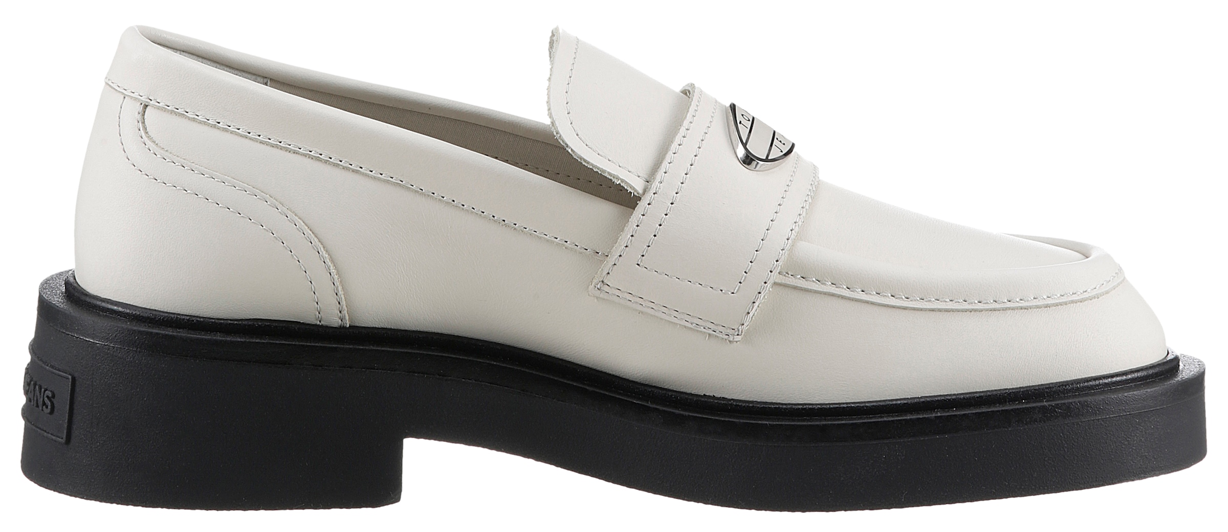 Tommy Jeans Loafer »TJW FLAT LOAFER«, Halbschuh, Slipper, Schlupfschuh im College-Look