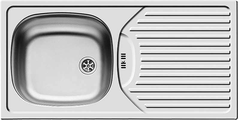 KOCHSTATION Küchenzeile »KS-Aken« Breite 210 cm, wahlweise mit E-Geräten, mit Arbeitsplatte 38 mm stark