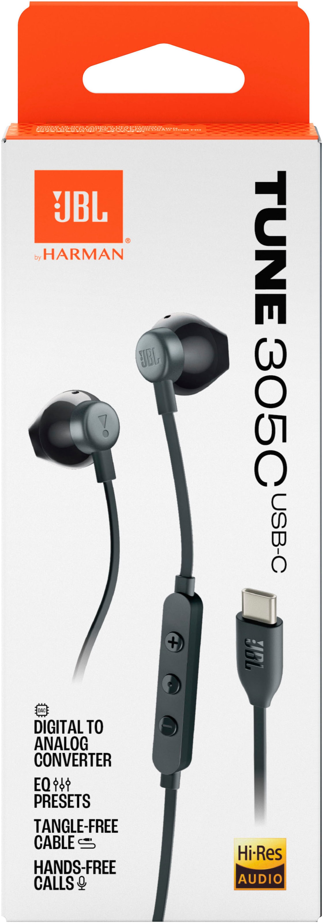 JBL In-Ear-Kopfhörer »Tune 305C«, Freisprechfunktion-Freisprechfunktion