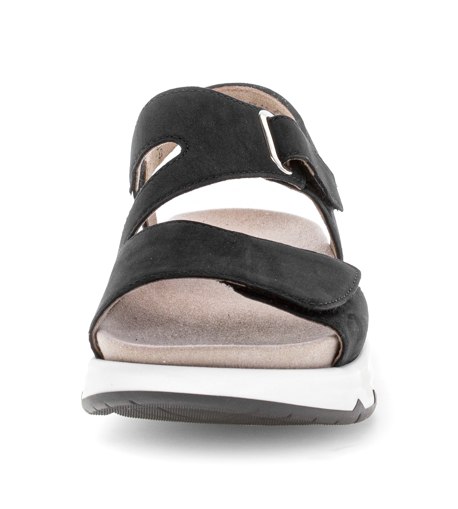 rollingsoft Sandalette  Keilabsatz, Rimechensandale mit Klettverschlüssen, G-Weite