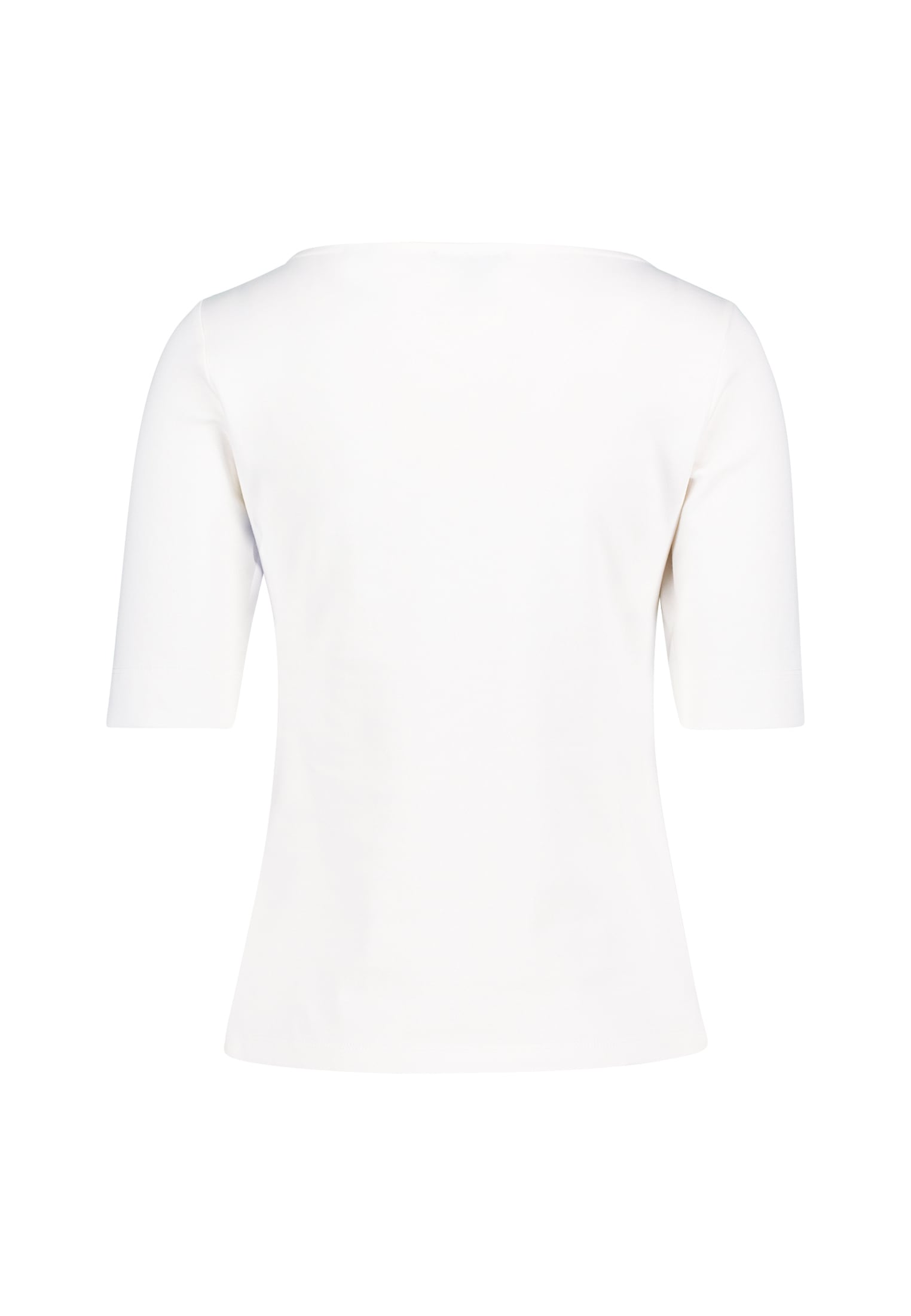 Zero T-Shirt »Baumwollshirt mit U-Boot Ausschnitt«