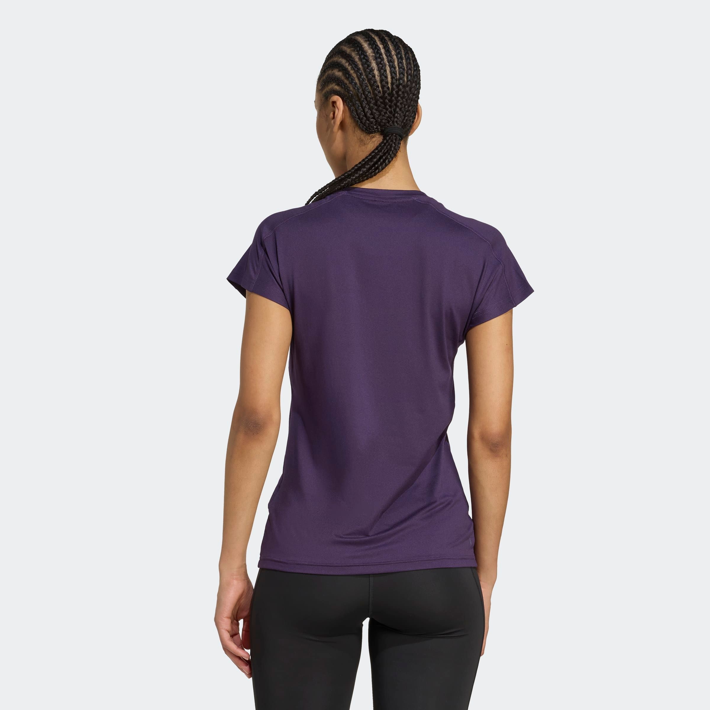 adidas Performance T-Shirt »AEROREADY TRAIN ESSENTIALS MINIMAL BRANDING V-NECK«, Trainingsshirt, feuchtigkeitsabsorbierend mit V Ausschnitt