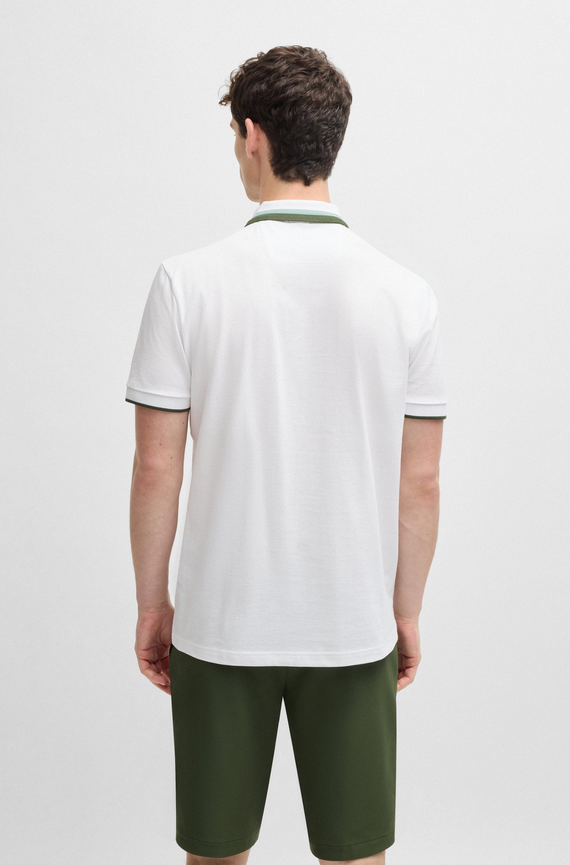 BOSS GREEN Poloshirt »Paddy AP Herit«, mit kontrastfarbenen Details