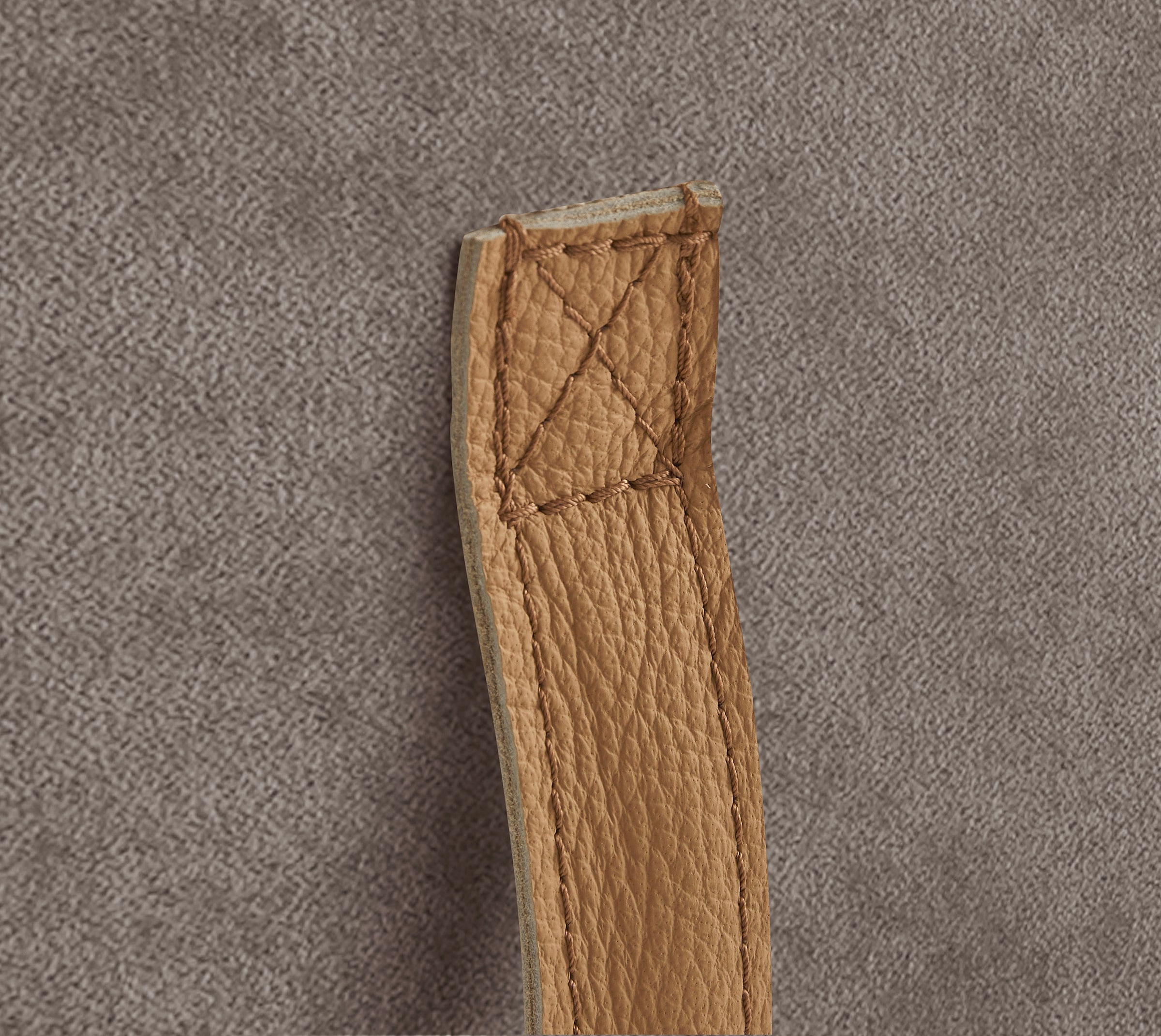 s.Oliver Sessel », moderner Designsessel mit Lederriemen, handgefertigt, softes Design« hochwertig, zum Wohlfühlen in Luxus-Microfaser/Struktur oder in Bouclé