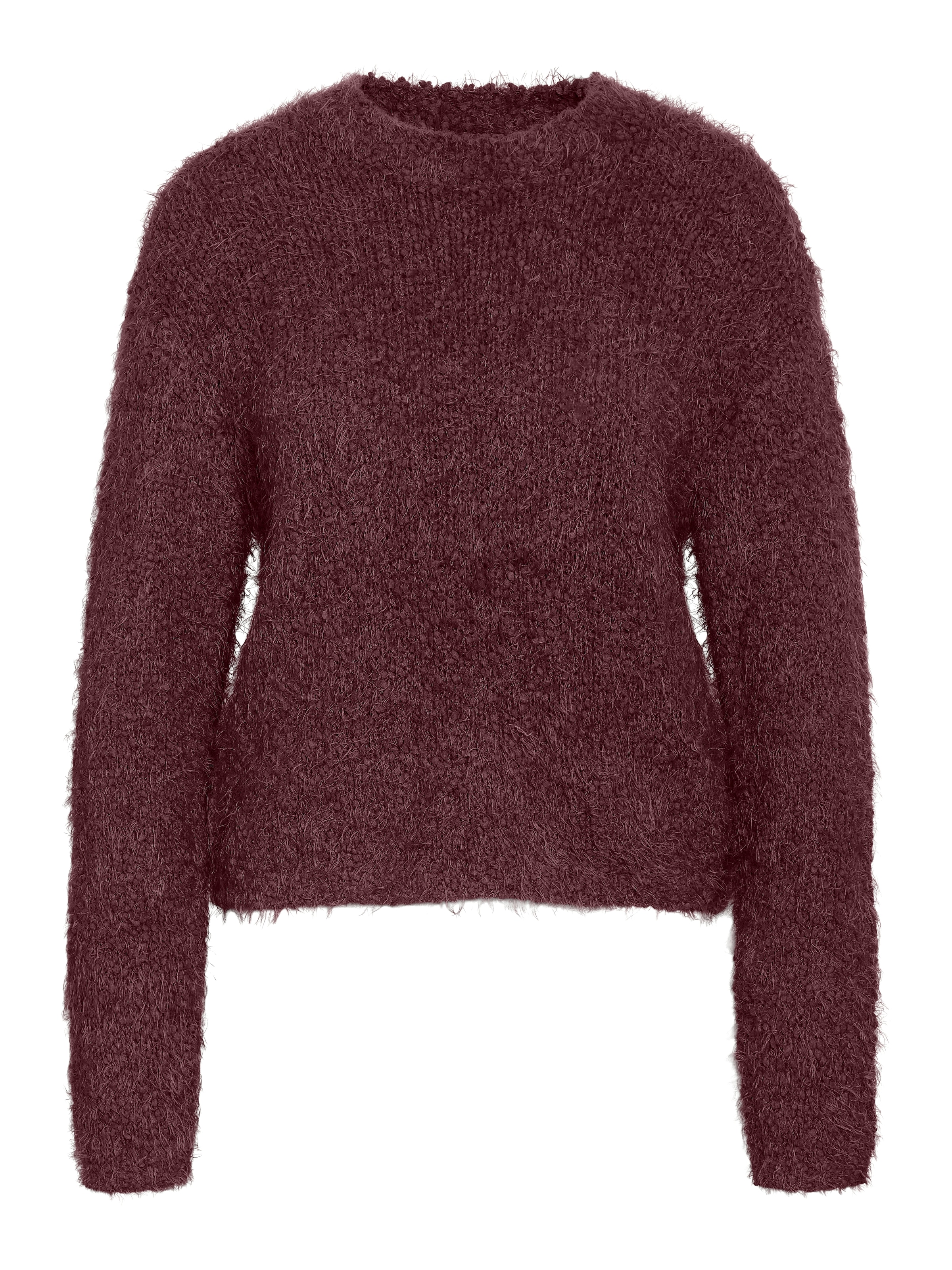 Noisy may Rundhalspullover »NMSASSY L/S O-NECK KNIT FWD NOOS«