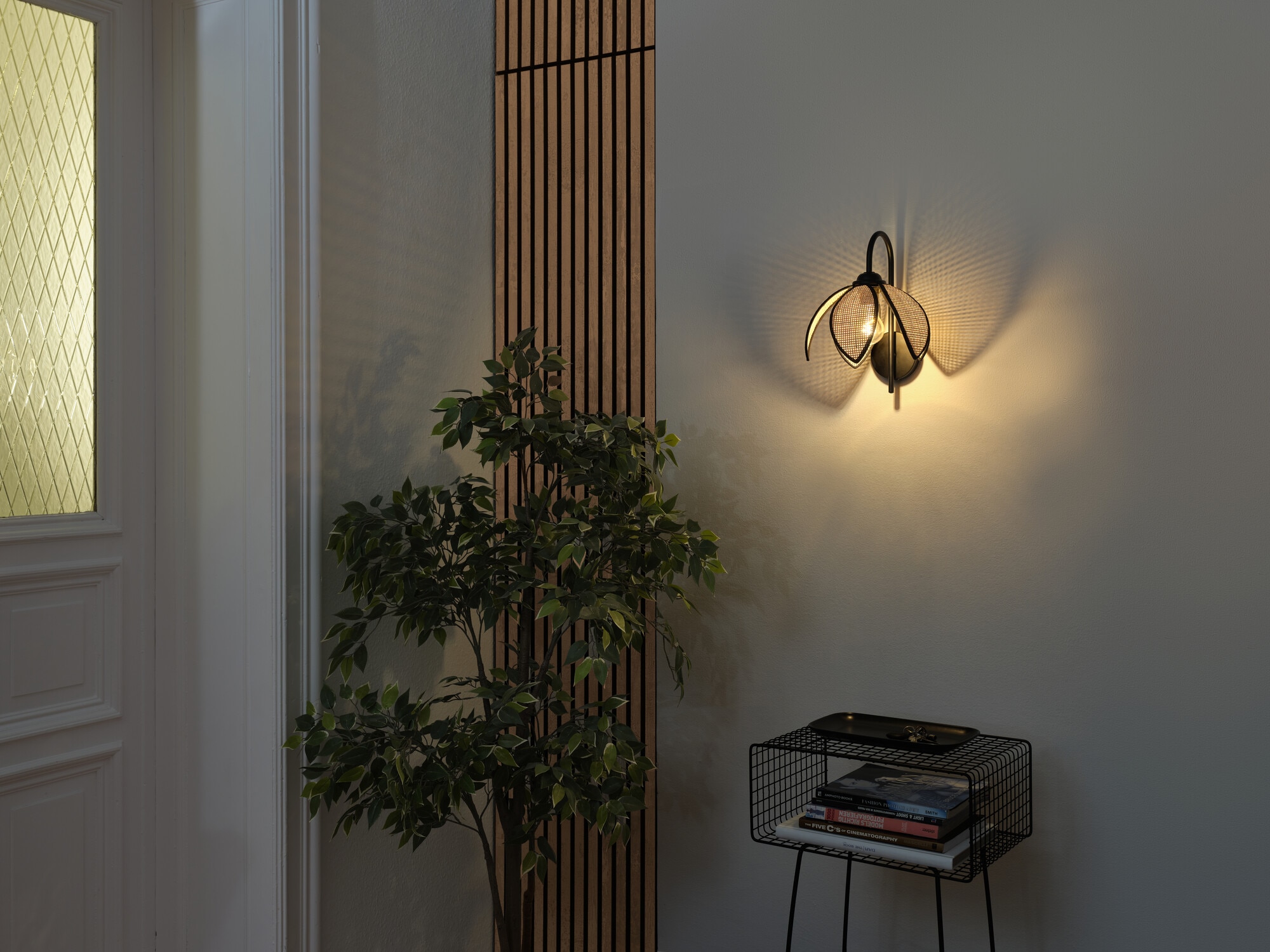 Osram Wandleuchte »Decor Rattan« E27 1 Stk. braun, E27, Rattan und Stahl