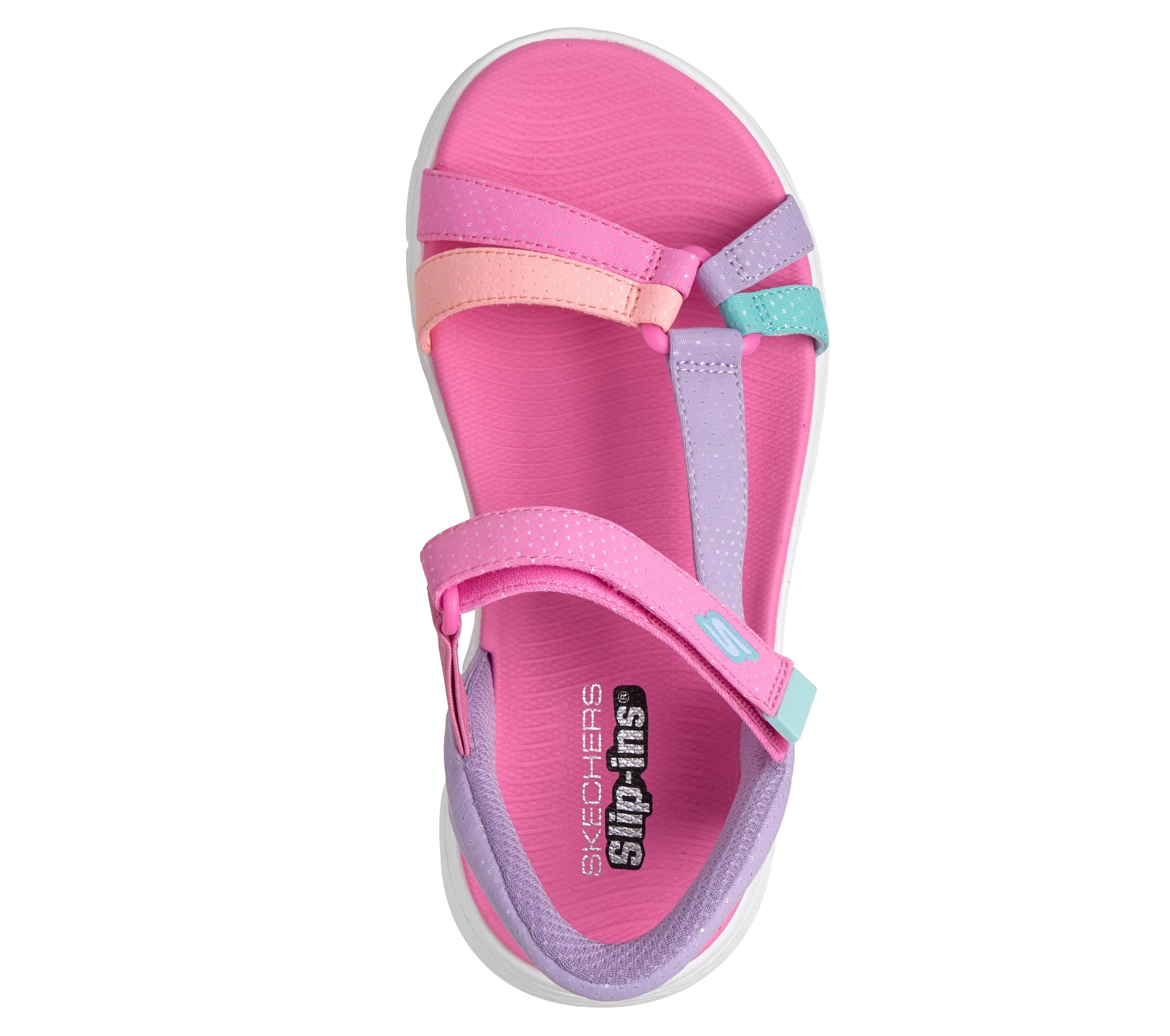 Skechers Sandale »GO WALK FLEX SANDAL«  Sommerschuh mit Klettverschluss, Größenschablone zum Download