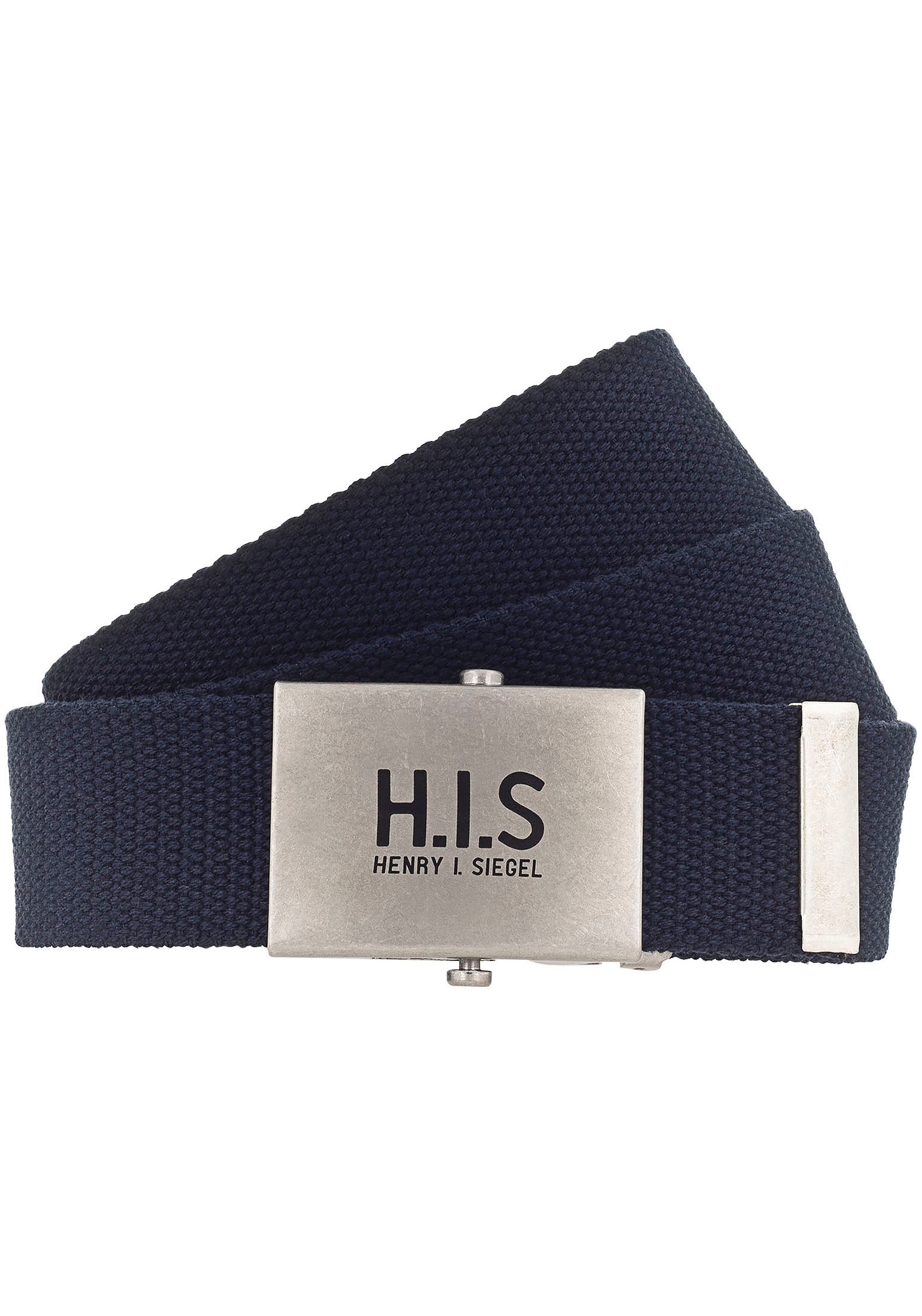 H.I.S Stoffgürtel, Bandgürtel mit H.I.S bei der OTTO Koppelschließe auf Logo kaufen online