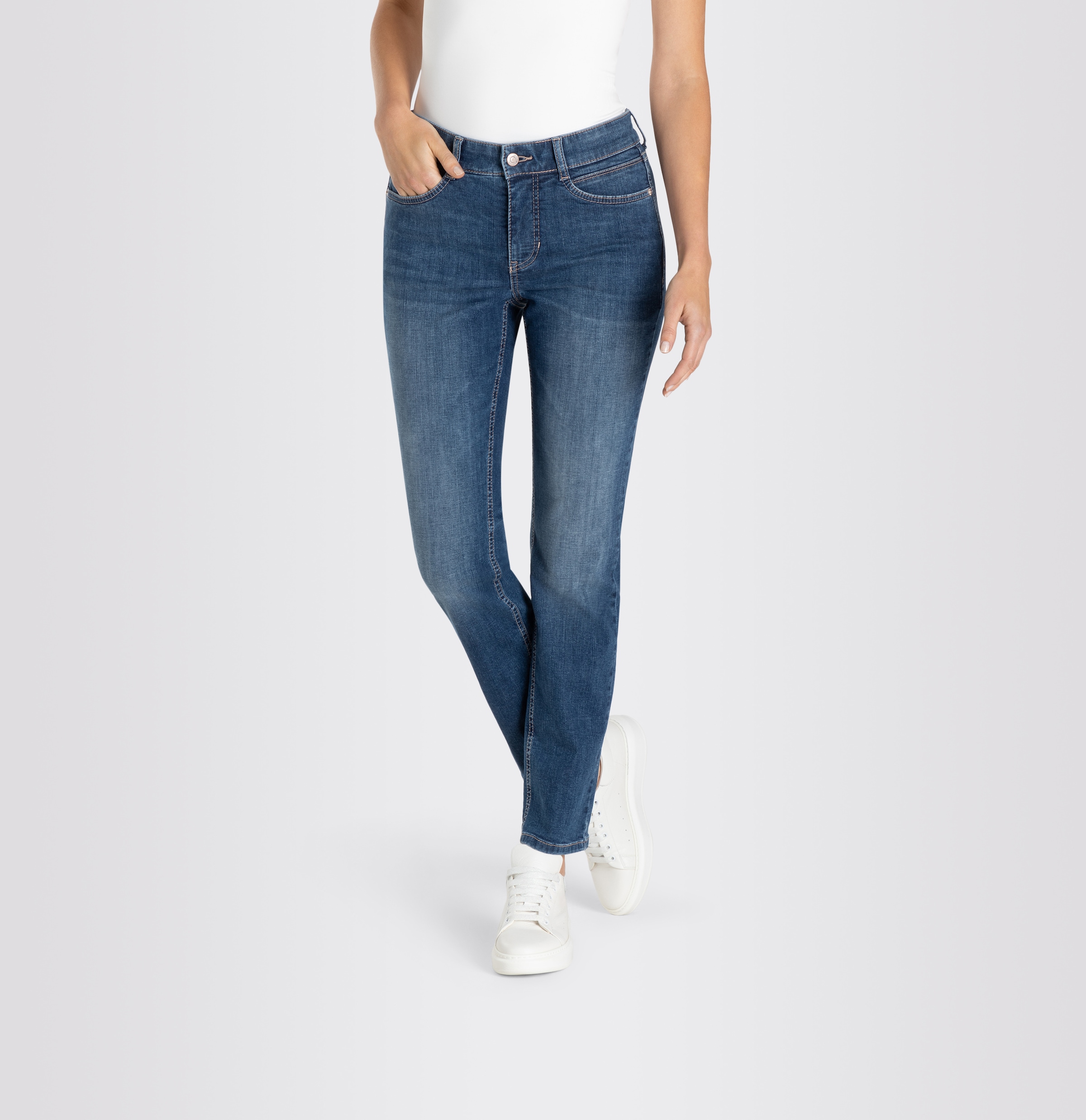 MAC 5-Pocket-Jeans »Angela«, Die Schmale