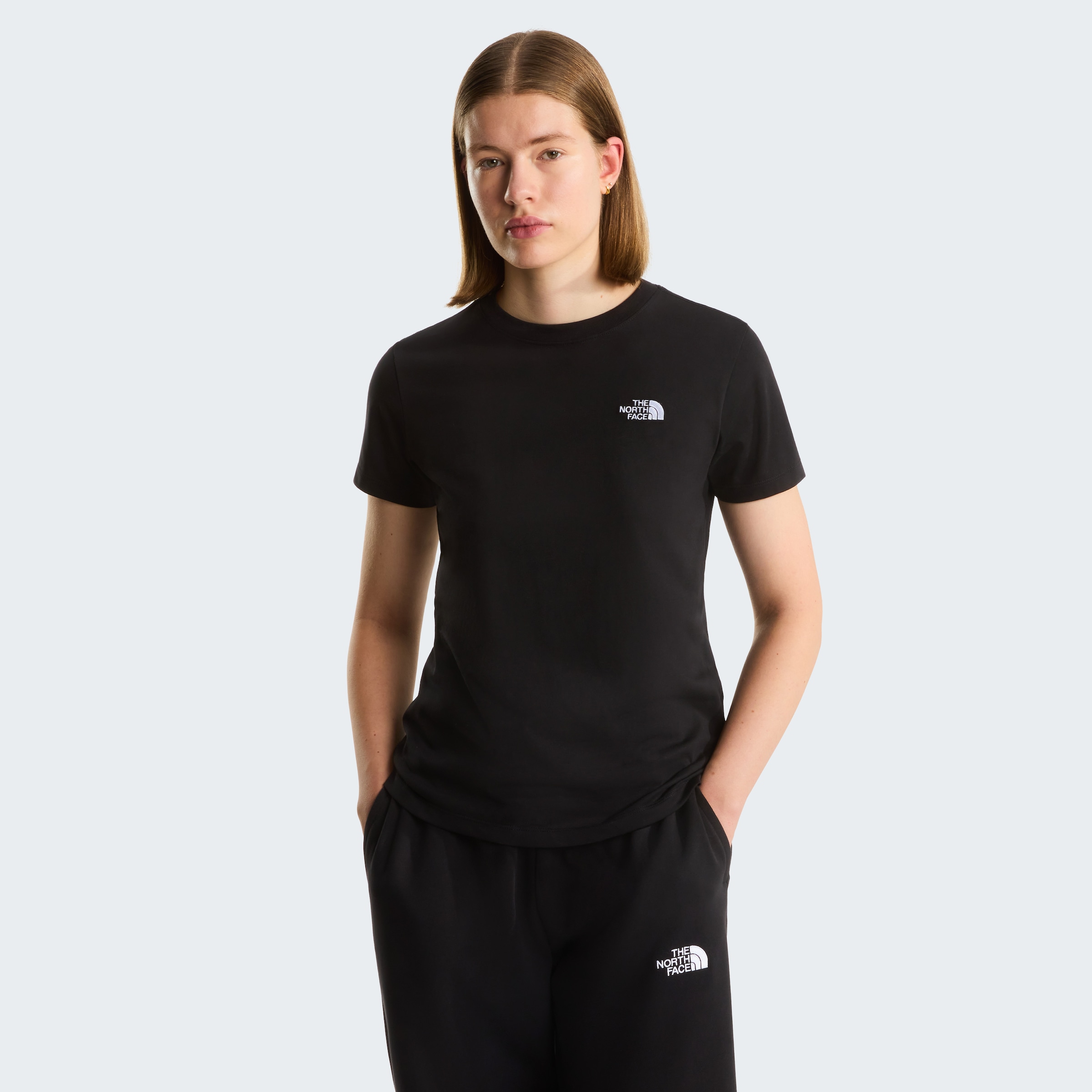 The North Face T-Shirt »W EVOLUTION SIMPLE DOME SLM SHORT SLEEVE« schmaler Schnitt, Kurzarm, für Wandern und Outdoor-Aktivitäten