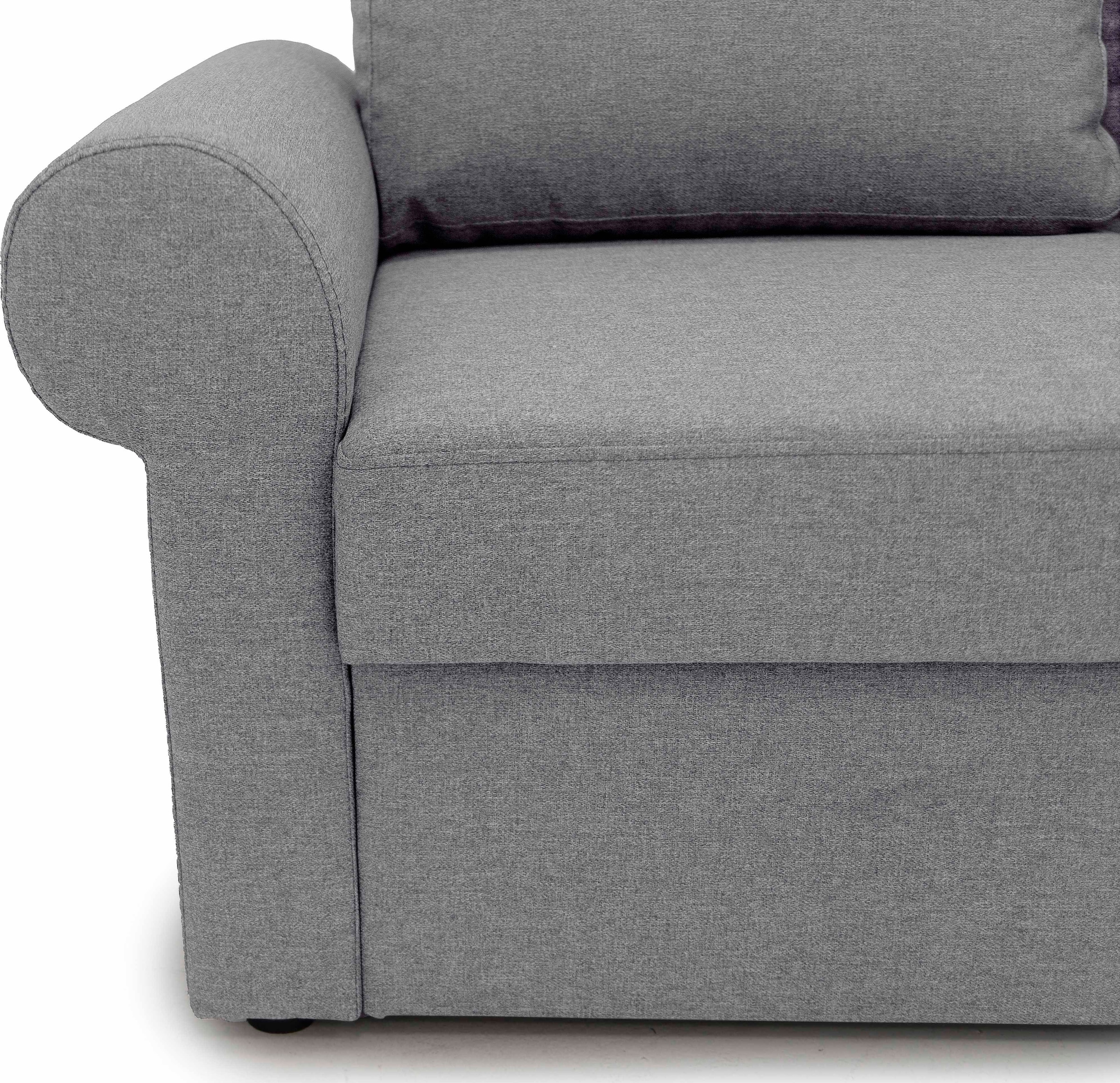 GEPADE Ecksofa »Rico, L-Form«, inkl. Bettfunktion und Bettkasten