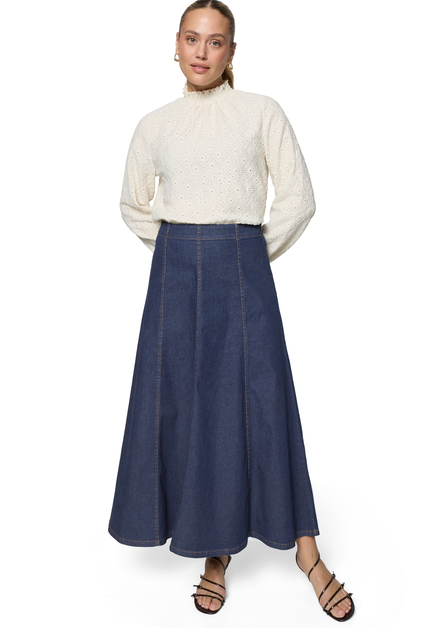 Zero Jeansrock »Jeansrock Maxi«