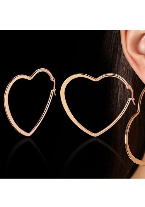 Firetti Paar Creolen »Schmuck Geschenk Herz«