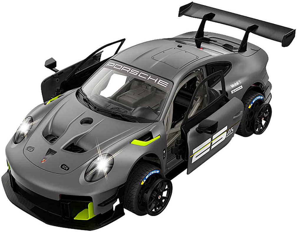 Jamara Modellbausatz »RC-Auto Porsche 911 GT2 RS Clubsport 25 1:18 grau 2,4 GHz«, 1:18